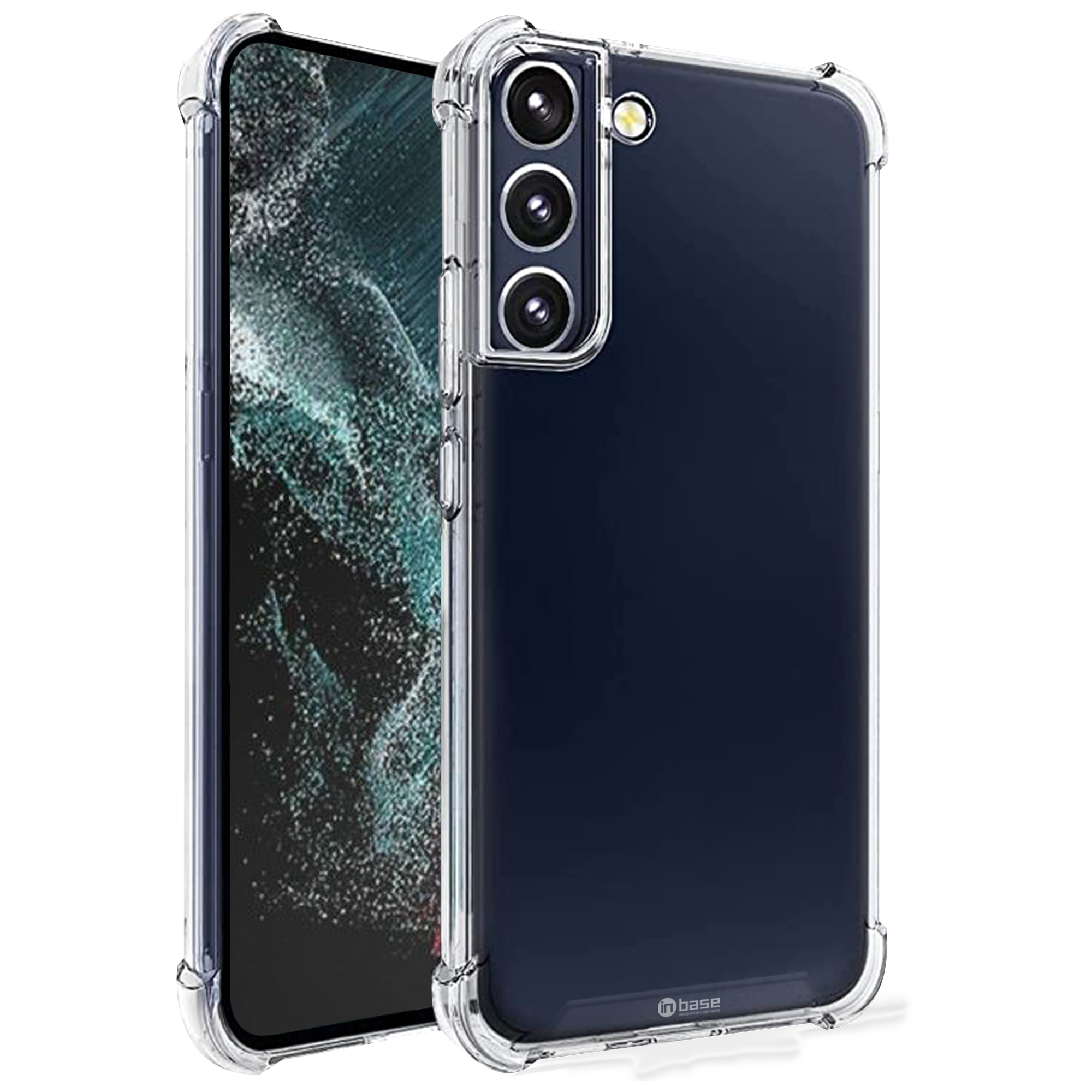 

Inbase TPU Back Cover for SAMSUNG Galaxy S23+ (Air Cushion Technology, Clear)