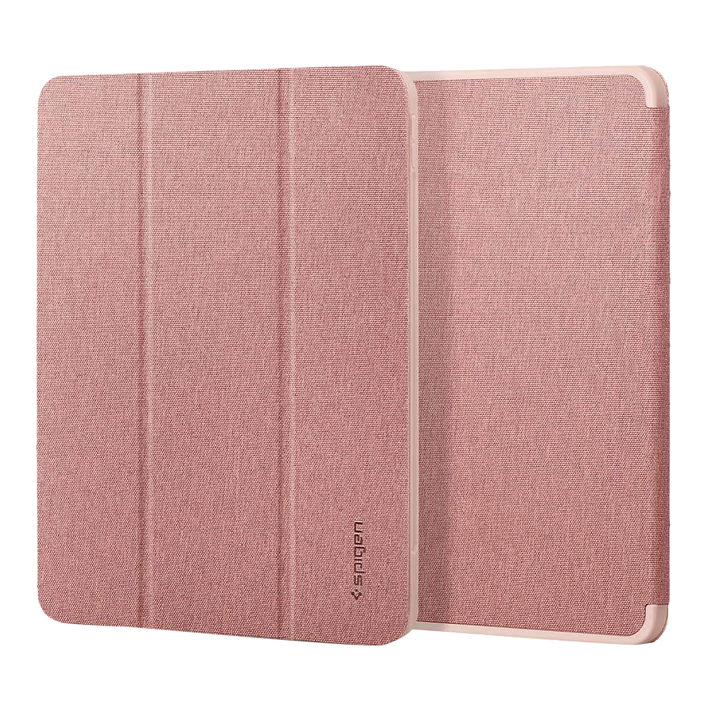 spigen Urban Fit Nylon Flip Cover for Apple iPad Pro 11 Inch (Pencil Holder, Rose Gold)