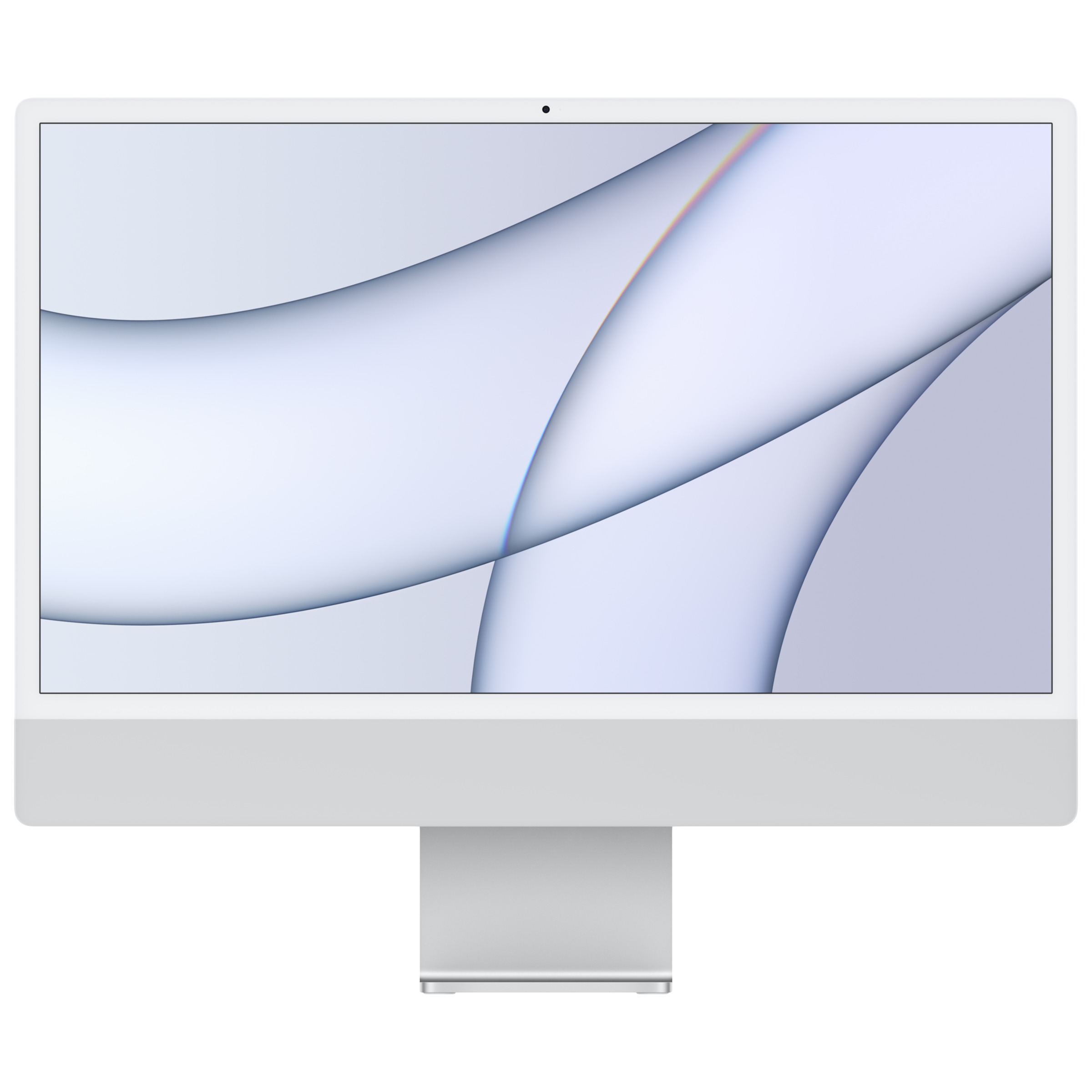 Apple iMac 24 Inch 4.5K Retina Display 2021 (M1 Chip, 8GB, 512GB, Apple, macOS Big Sur, Silver)