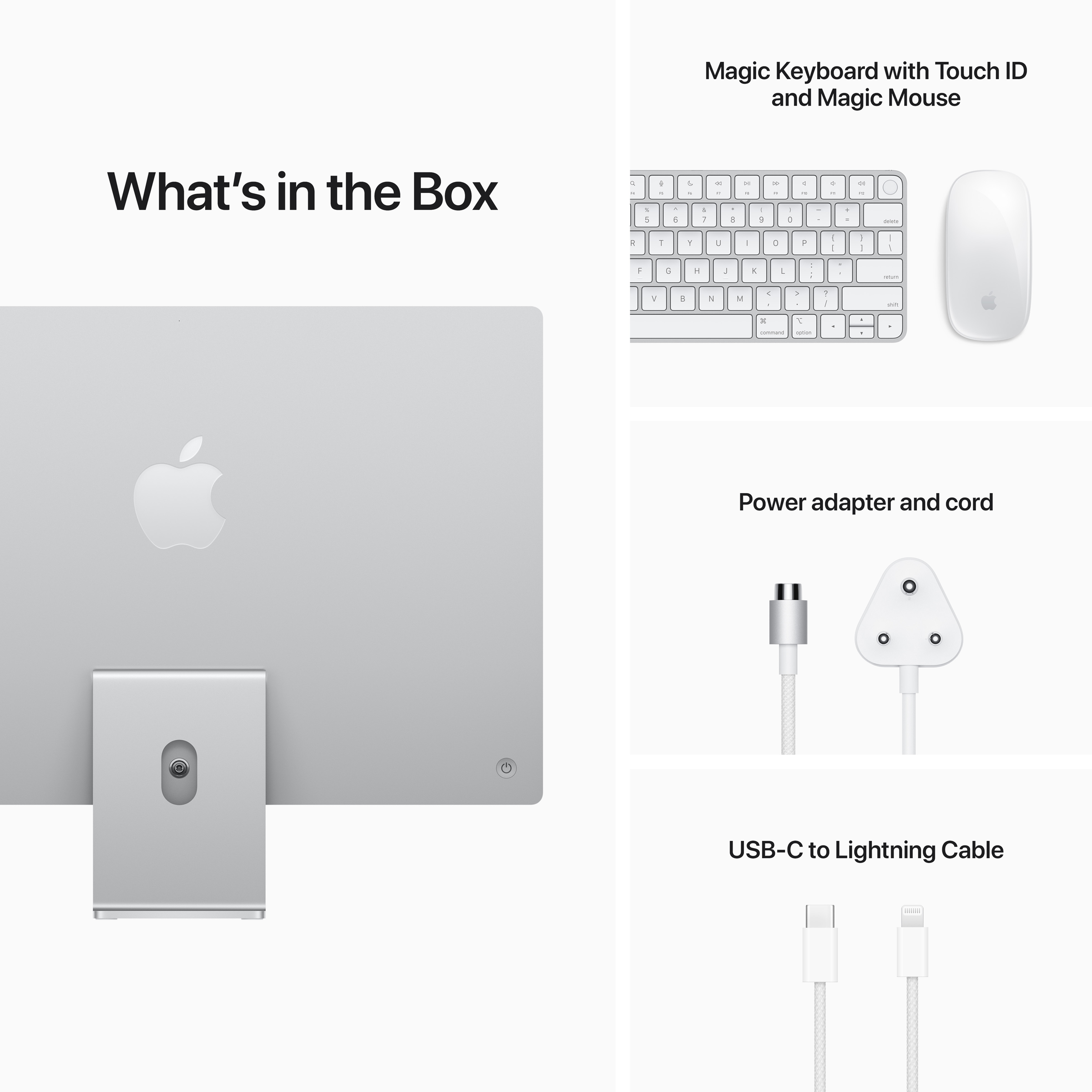 Buy Apple iMac 24 Inch 4.5K Retina Display 2023 (M3 Chip, 8GB, 256GB,  macOS, Silver) Online - Croma