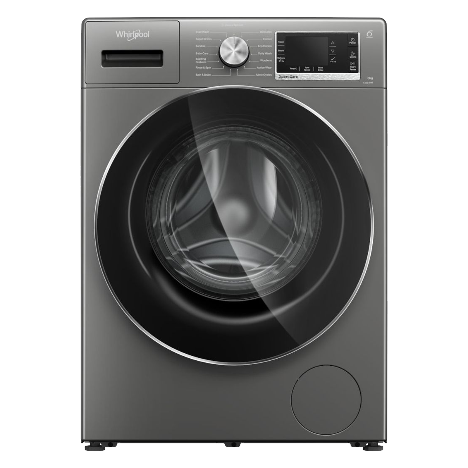 whirlpool 10kg front load washing machine