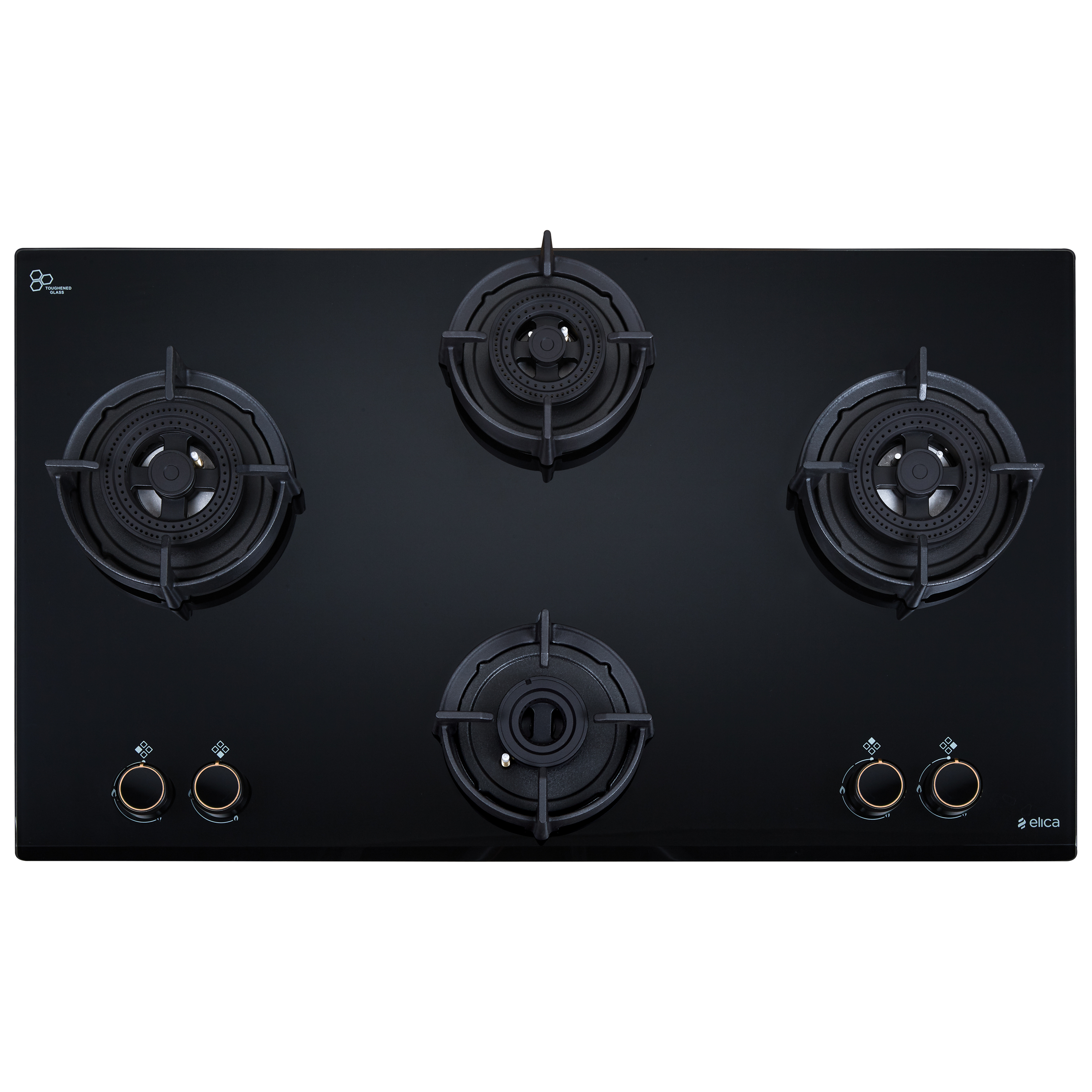 Buy elica FLEXI AB 470 DX DFS 4 Burner Automatic Hob (Battery Operated,  Black) Online - Croma