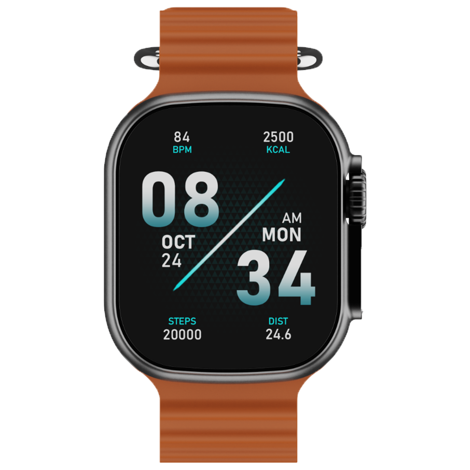 

boAt Wave Glory Smartwatch with Bluetooth Calling (49.7mm Display, IP67 Water Resistant, Royal Orange Strap)