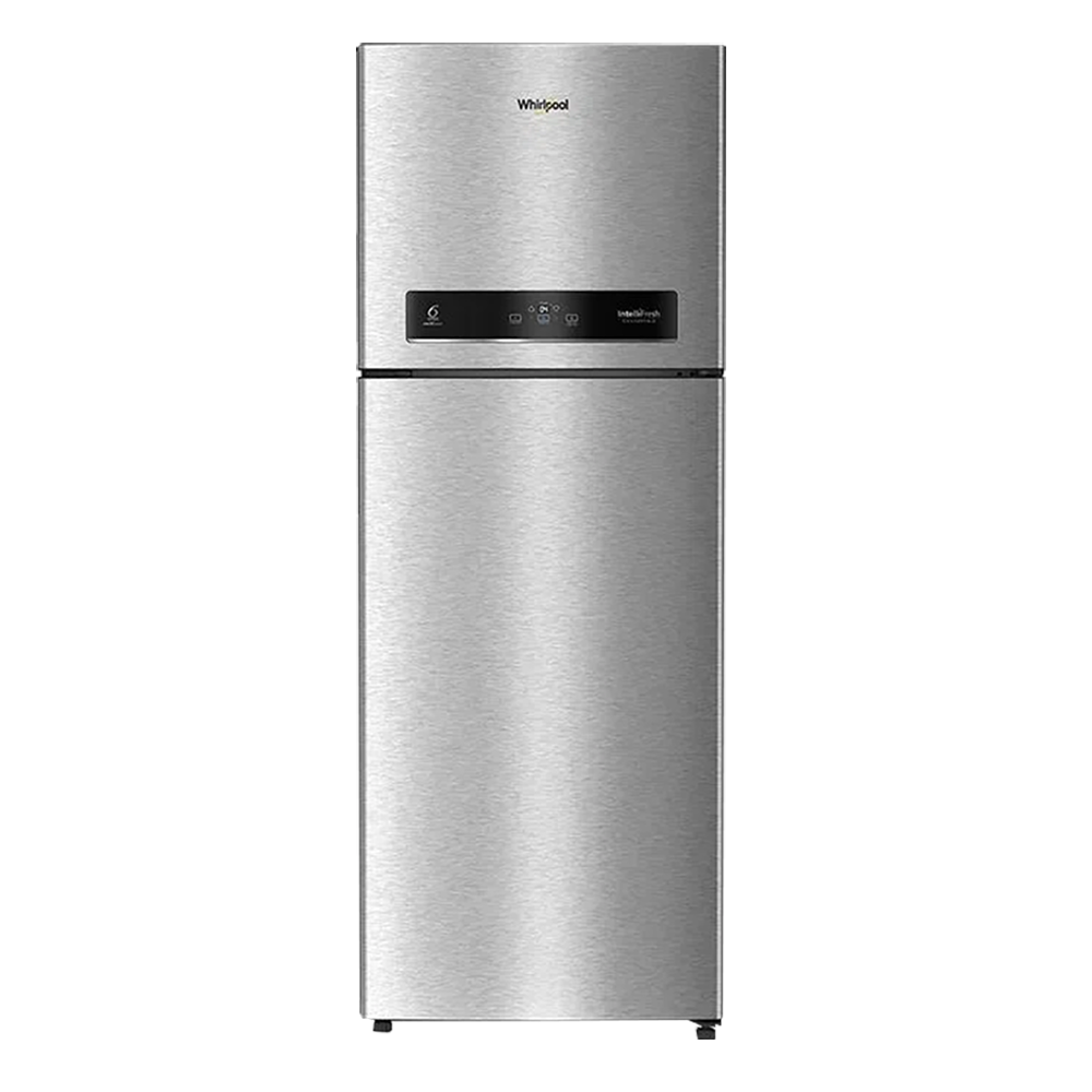 Whirlpool Intellifresh Platina 515 467 Litres 2 Star Frost Free Double Door Convertible Refrigerator with 6th Sense Technology (Grey)