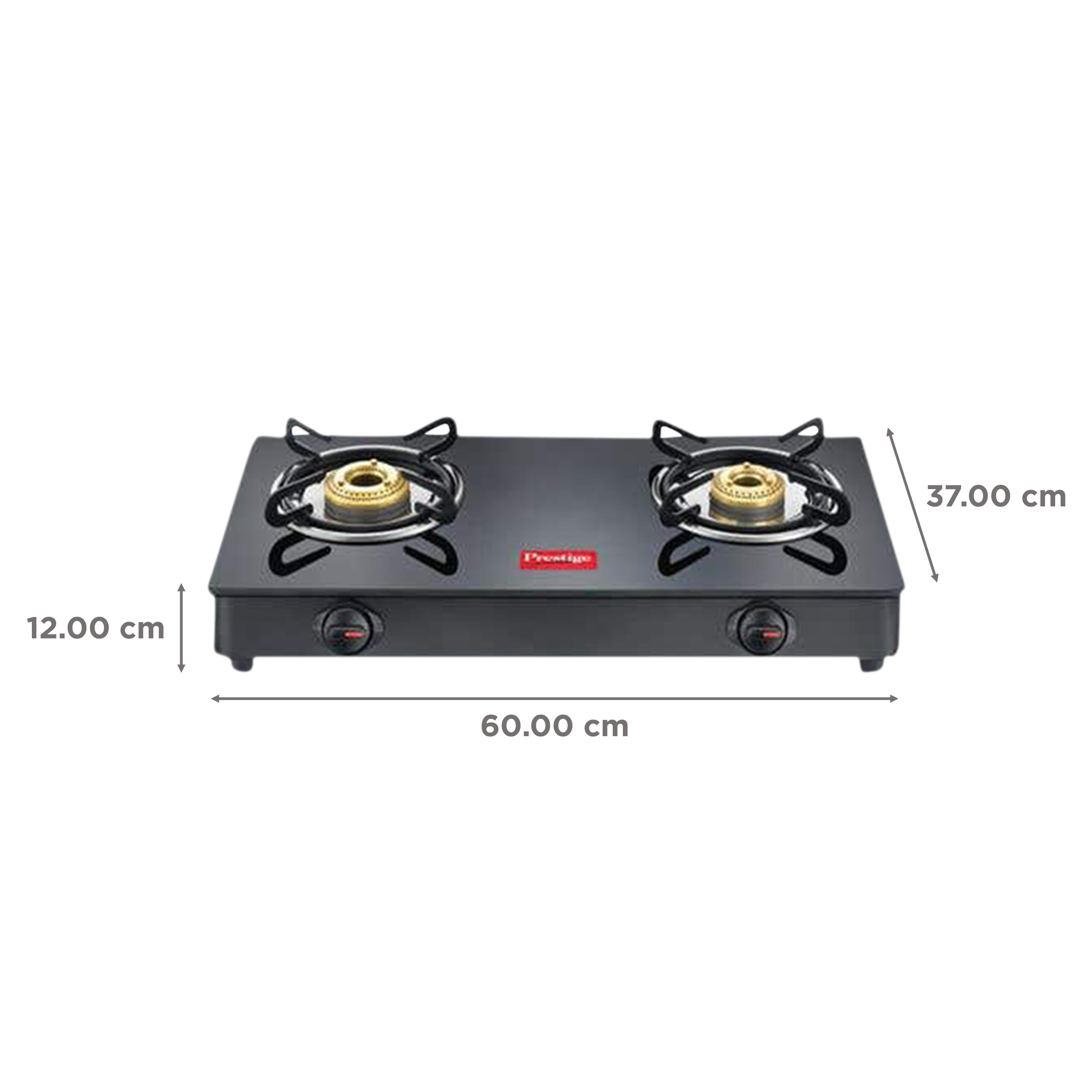 prestige double burner gas stove