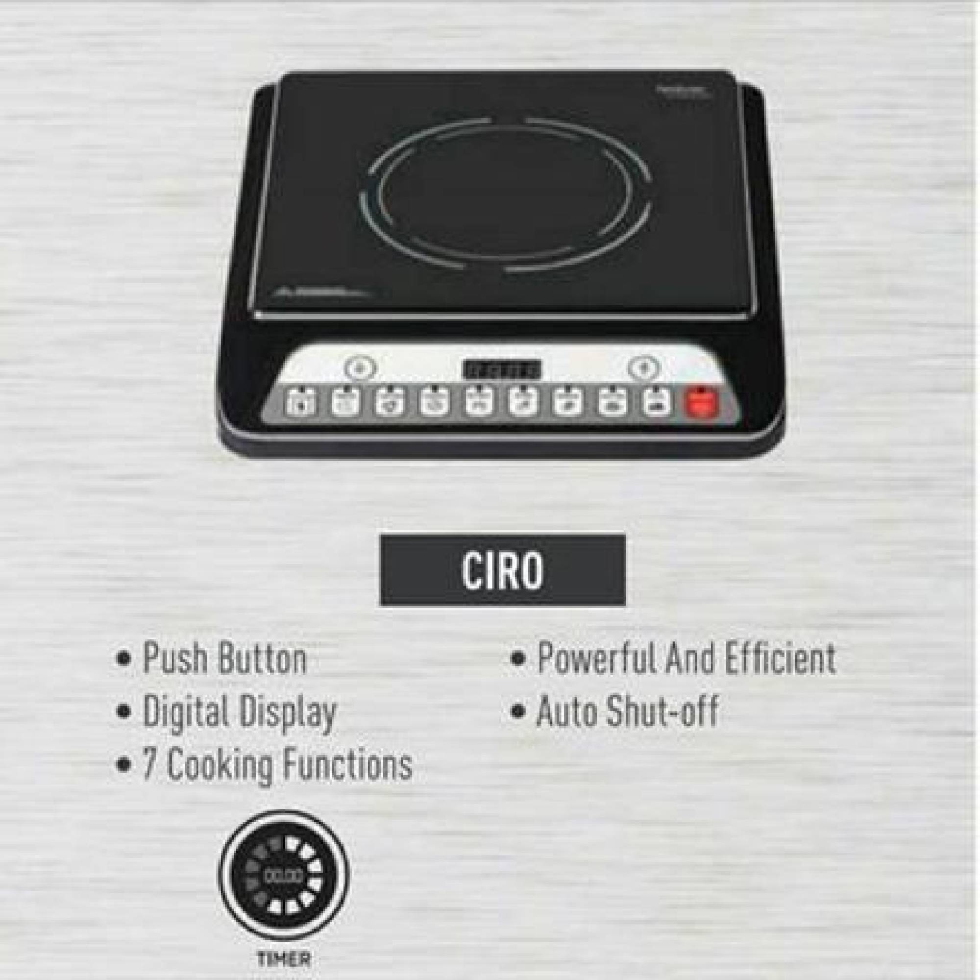 hindware ciro 1400w induction cooktop