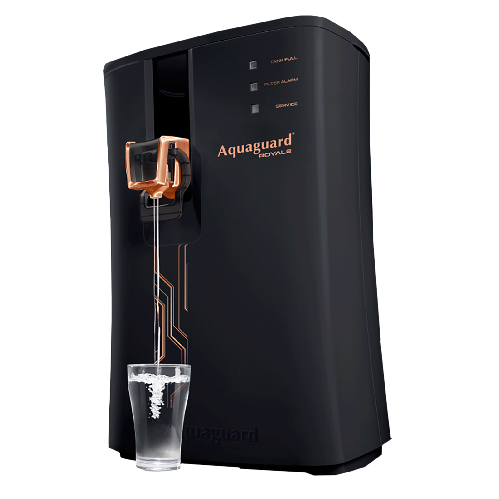 Aquaguard Ritz RO+UV+MTDS Stainless Steel Water Purifier, Patented Active  Copper Technology, 8 Stage Purification, 5.5L Storage, Suitable for  Borewell/Tanker/Municipal Water