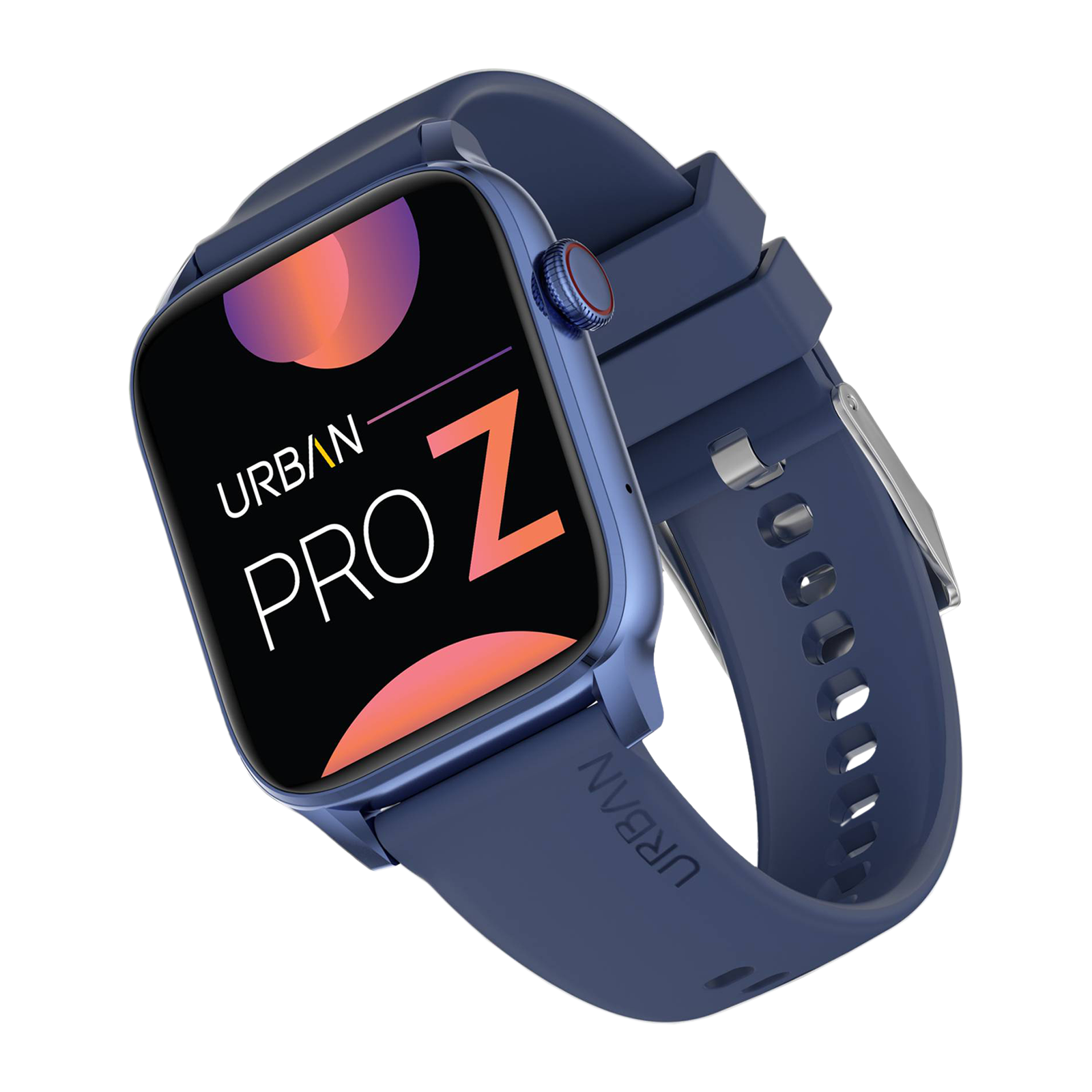 in base Urban Pro Z Smartwatch with Bluetooth Calling (46.9mm HD Display, IP67 Water Resistant, Blue Strap)