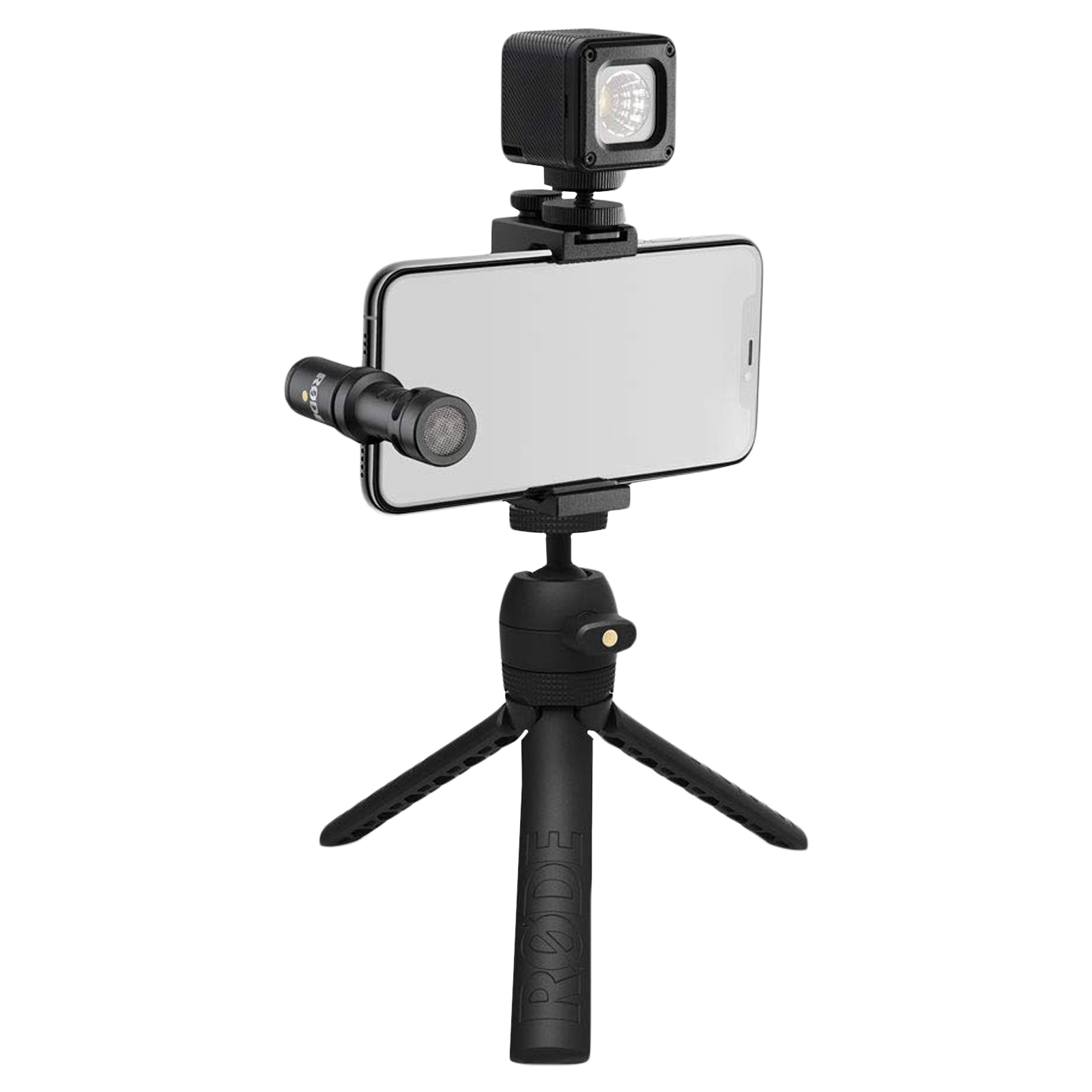 RODE VLOGVMMC Vlogger Kit for Mobile with Mic (Directional Sound Pickup, Black)