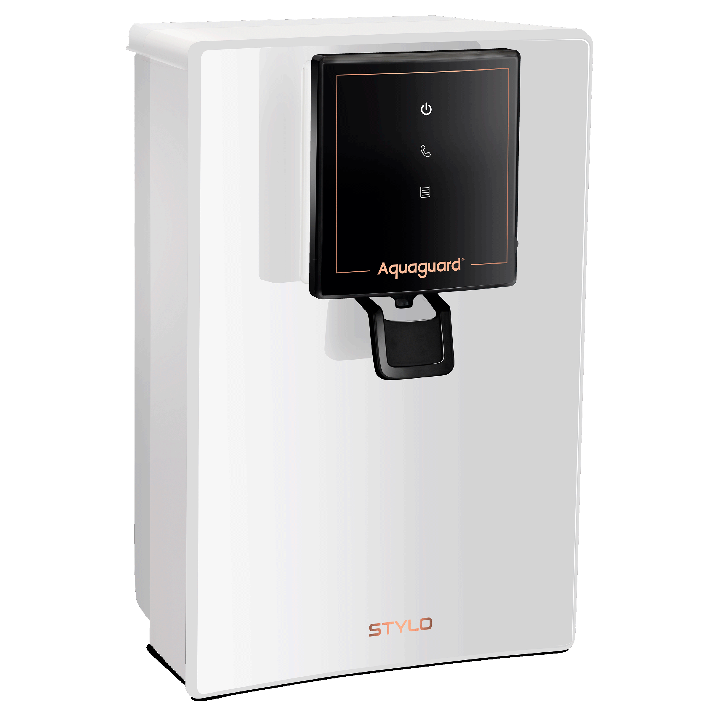 Aquaguard Stylo 6L RO + UV + MTDS Smart Water Purifier with Active Copper Zinc Booster Technology (White)