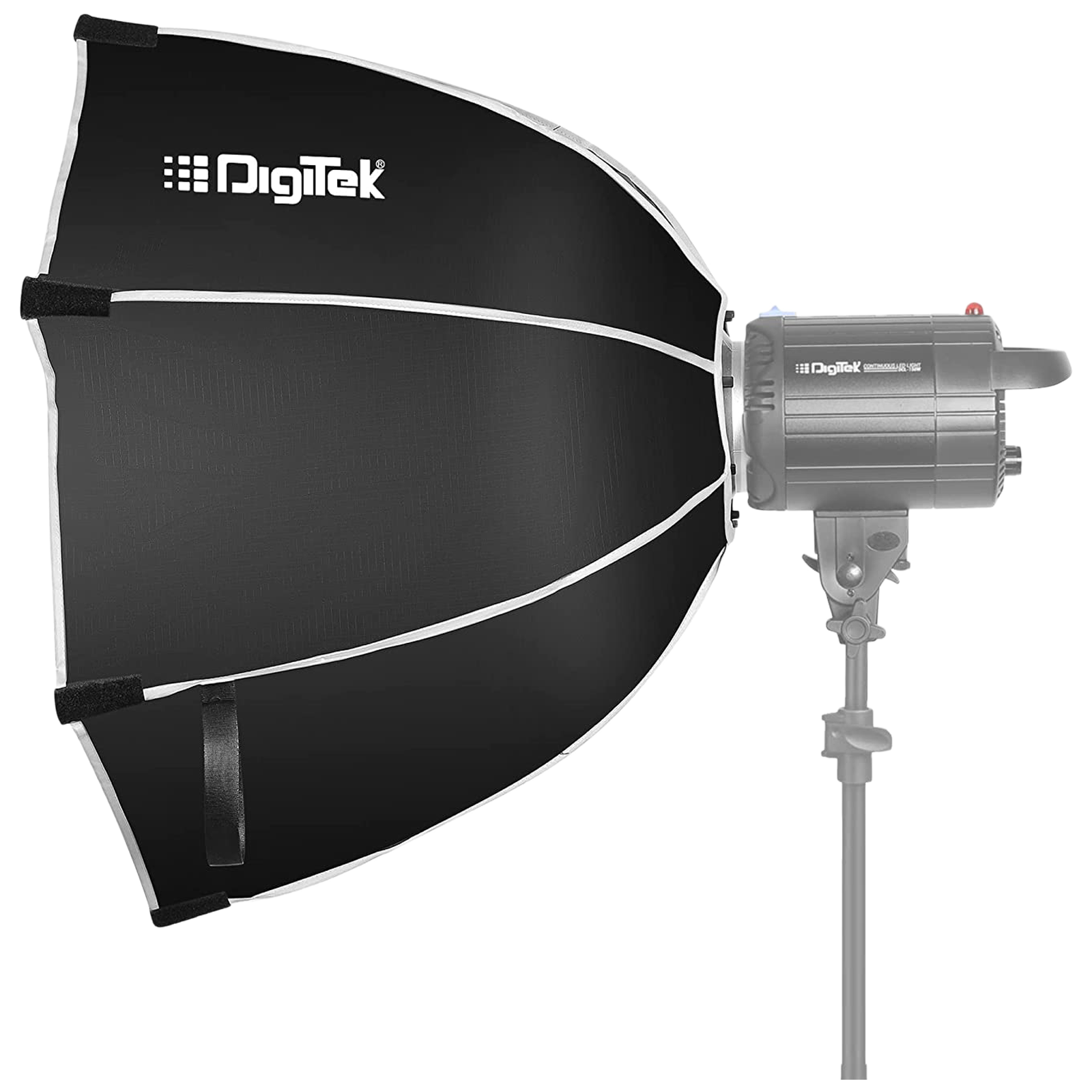 DigiTek Octagon Bowens Softbox with Diffuser Sheets & Carrying Case for Still Photography (Lightweight & Portable)