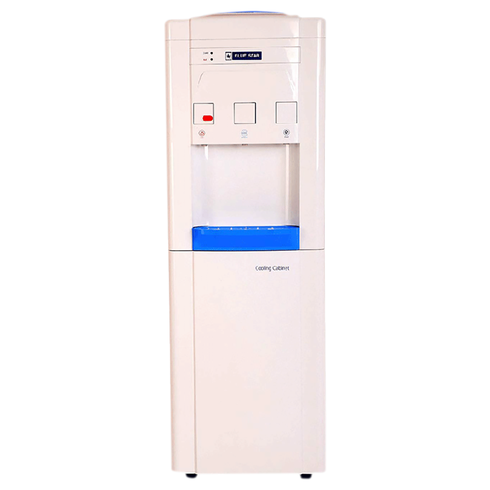 Blue Star GA Series Hot, Cold & Normal Top Load Water Dispenser with Cooling Cabinet (White)
