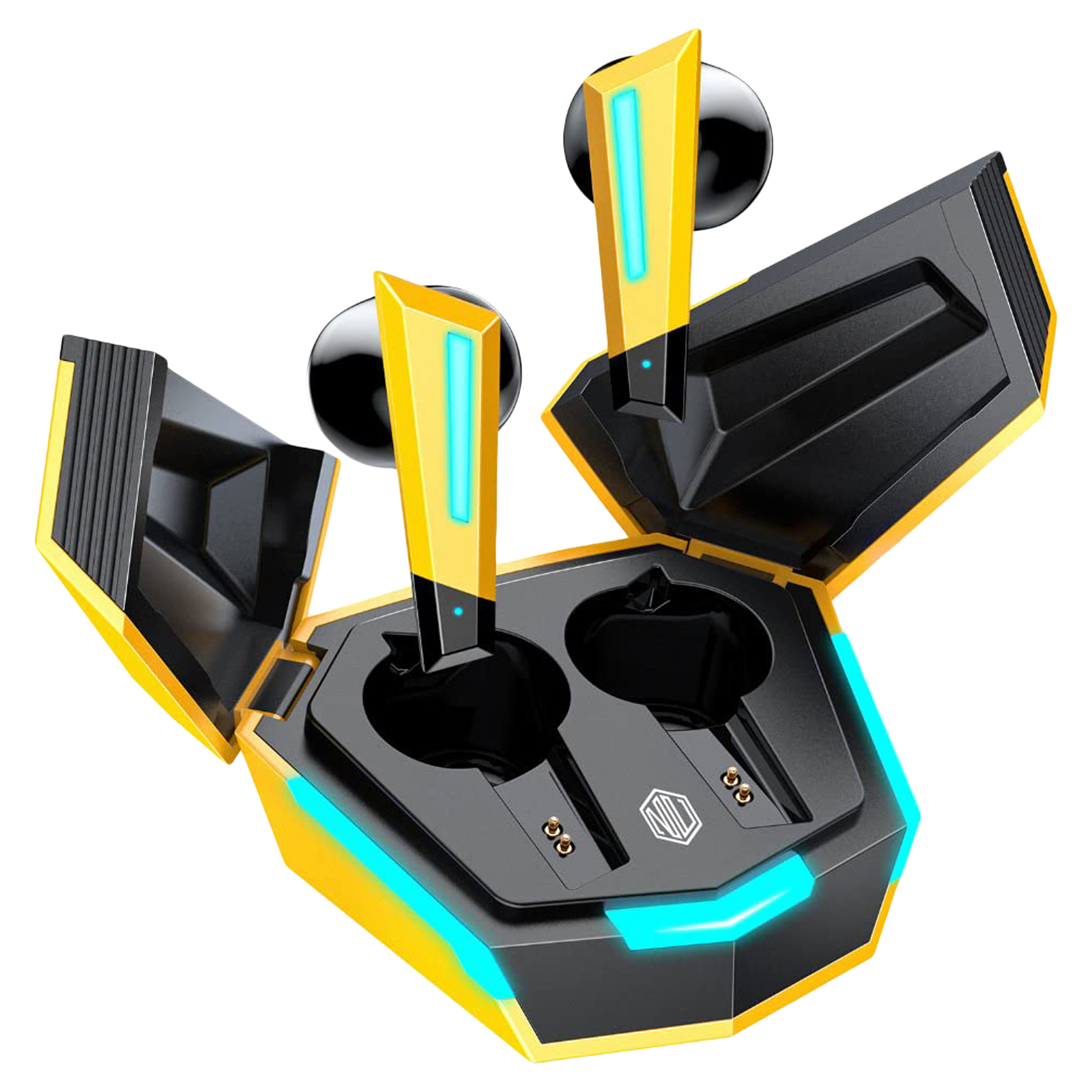 

Nu Republic Transform-X TWS Earbuds with Environmental Noise Cancellation (IPX4 Water Resistant, Fast Charging, Yellow)