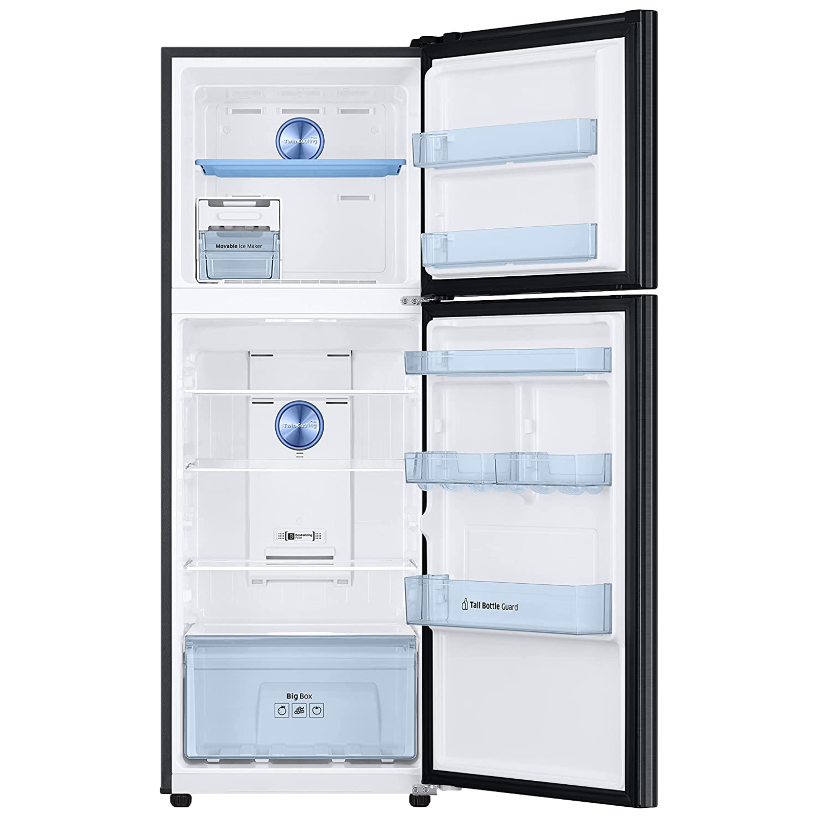 Buy Samsung 301 Litres 2 Star Frost Free Double Door Convertible  Refrigerator with Deodorizer (RT34C4522S8/HL, Elegant Inox) Online - Croma