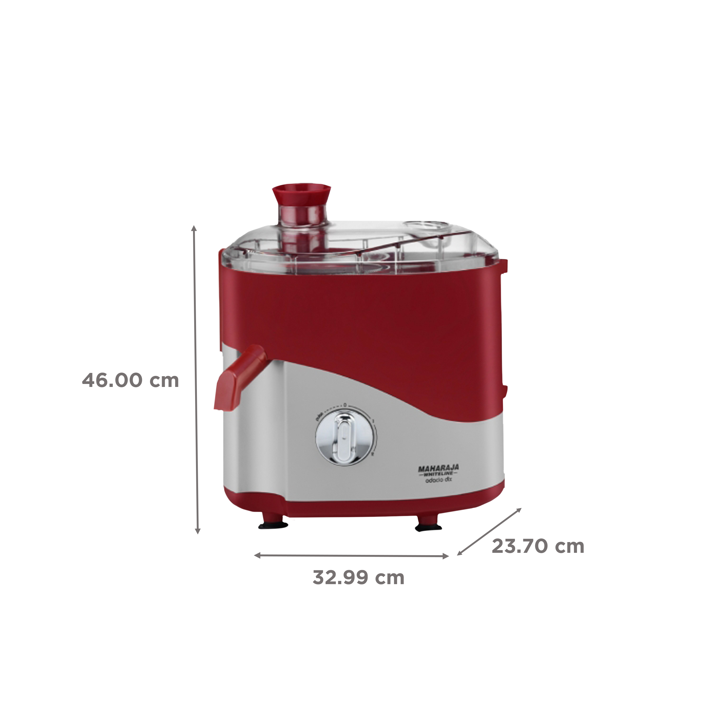 Odacio Dlx Cherry Red 550W Juicer Mixer Grinder Online