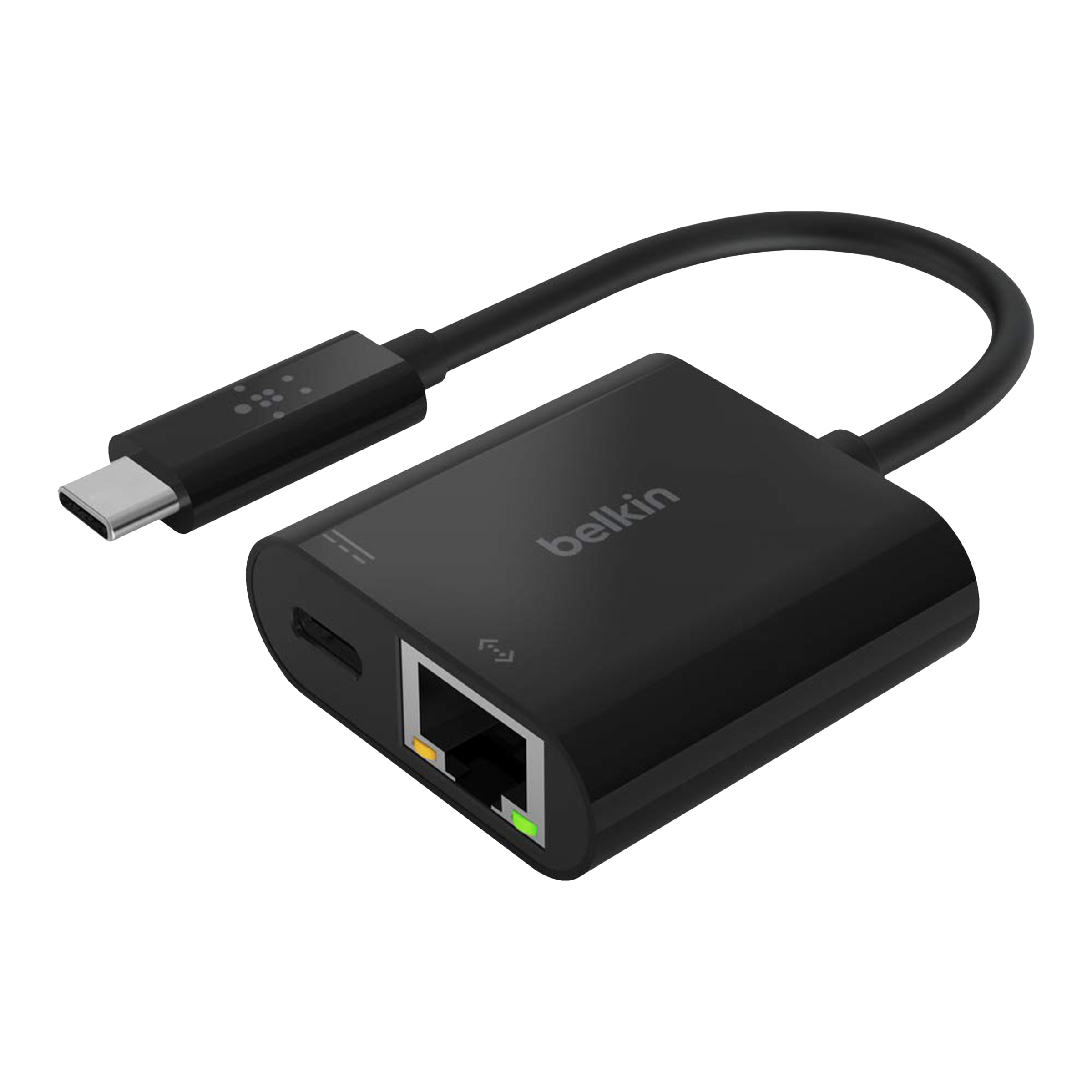 Buy Belkin USB (Type-C) to RJ45 Ethernet Multi-Port Hub (2 in 1,  INC001BTBK, Black) Online - Croma