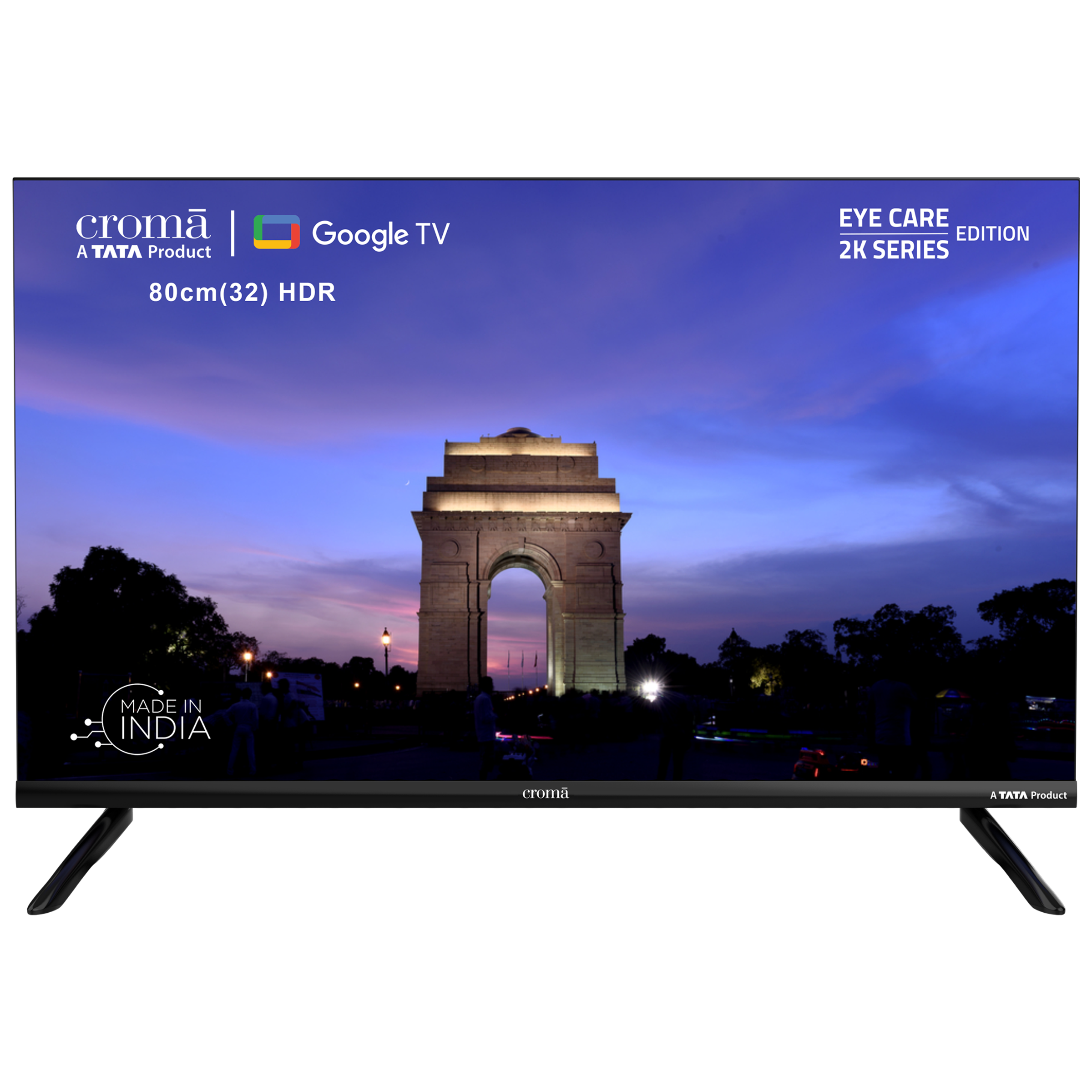 Croma 80 cm (32 inch) HD Ready LED Smart Google TV with A Plus Grade Panel  (2023 model)