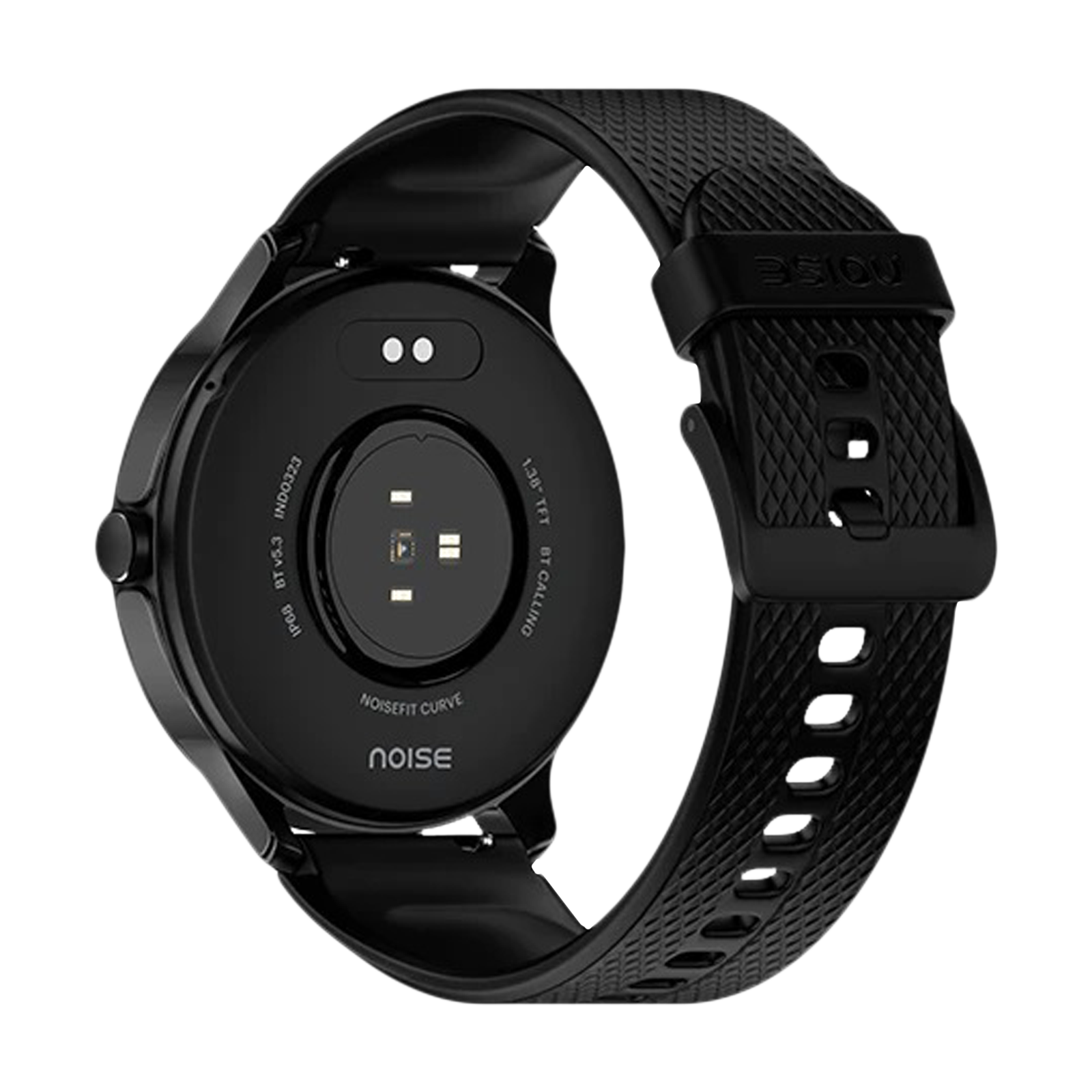 Buy Noise NoiseFit Curve Smartwatch with Bluetooth Calling (35.05mm TFT  Display, IP68 Water Resistant, Jet Black Strap) Online – Croma