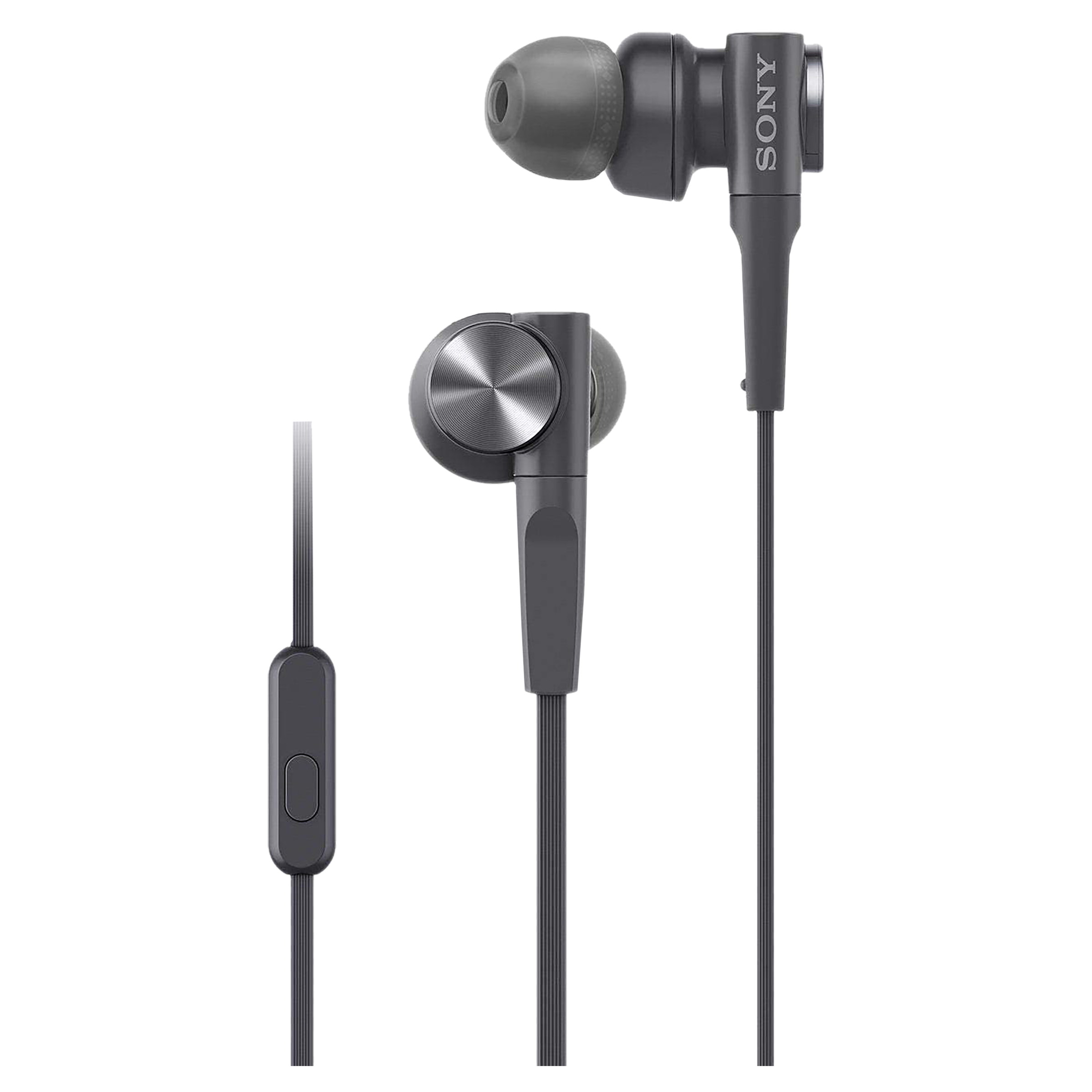 SONY MDR-XB55AP/BQIN Wired Earphone with Mic (In Ear, Black)