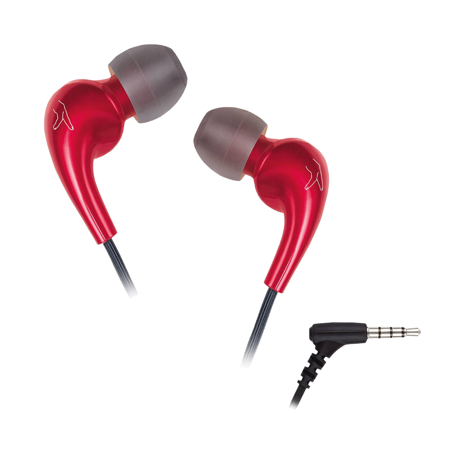 fingers Beautific Wired Earphone with Mic (In Ear, Cherry Red)