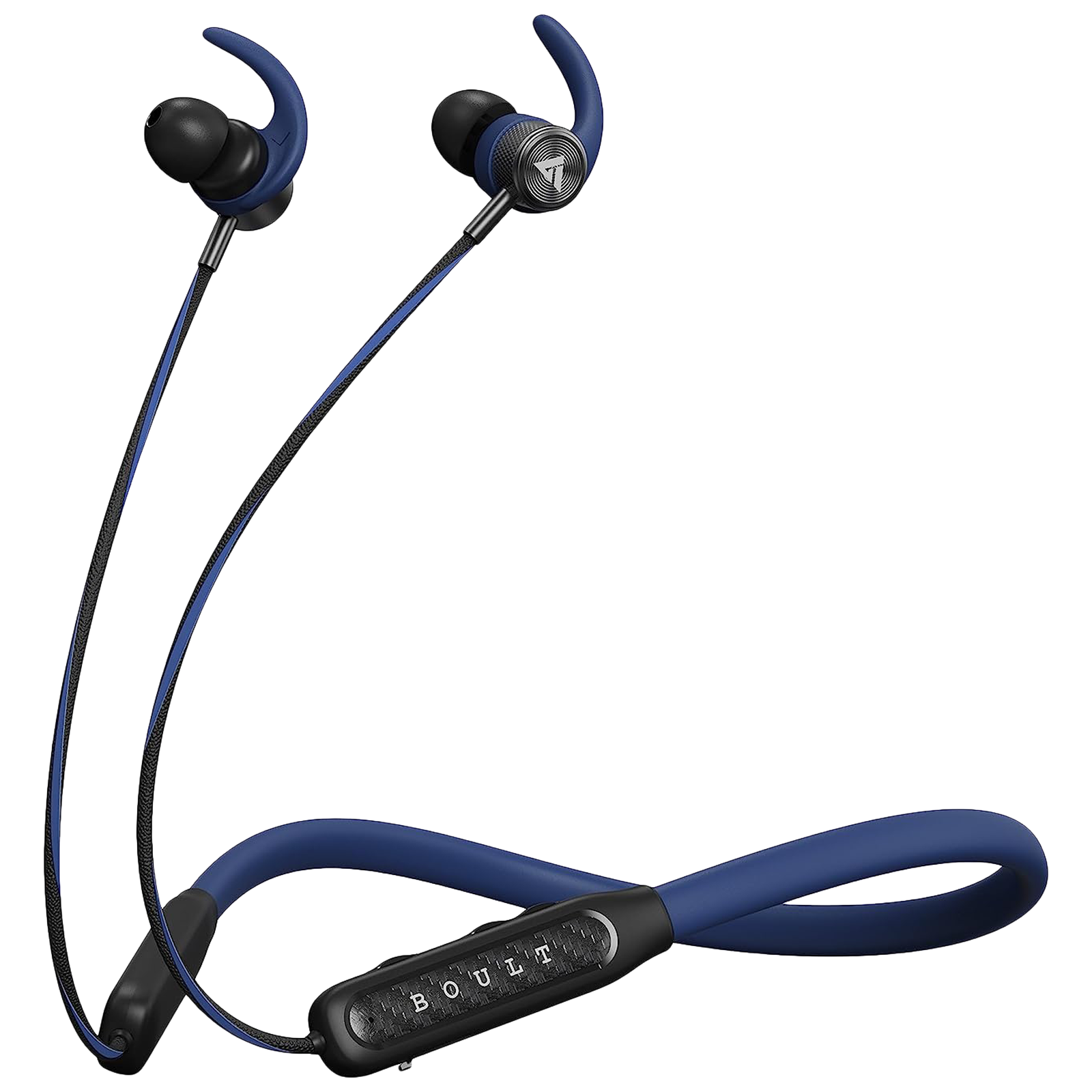 

BOULT AUDIO RCharge Neckband with Environmental Noise Cancellation (IPX5 Water Resistant, BoomX Technology, Blue)