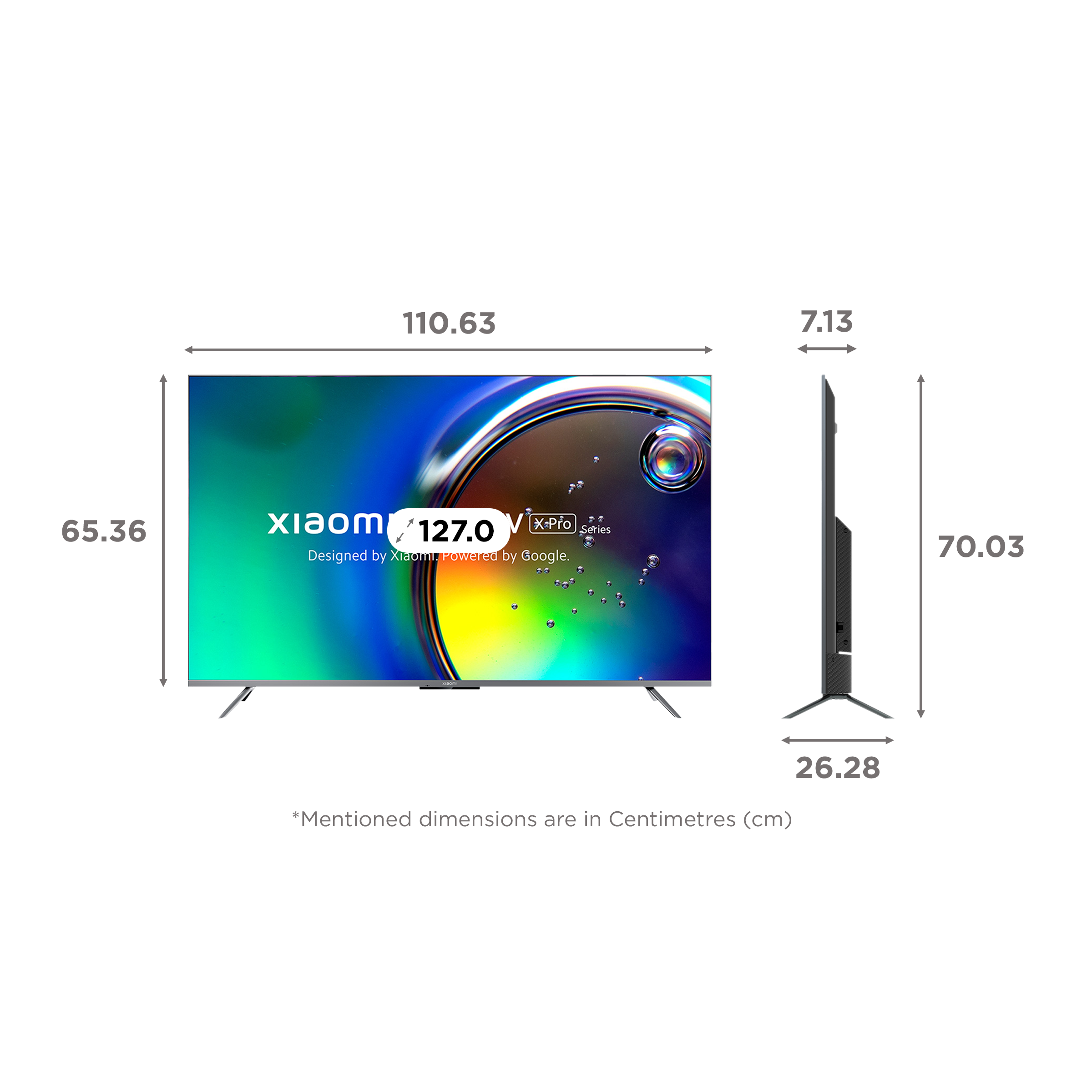 Buy Xiaomi X Series 127 cm (50 inch) 4K Ultra HD LED Android TV with Dolby  Audio (2023 model) Online - Croma