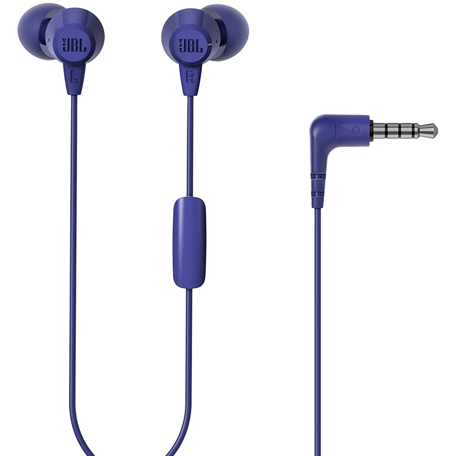 

JBL C50HI Wired Earphone with Mic (In Ear, Blue)