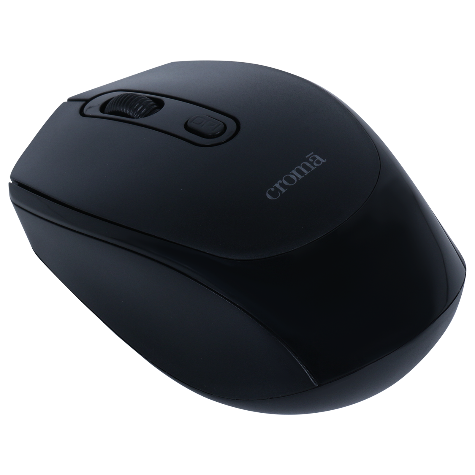 Buy Croma Wireless Optical Mouse (Variable DPI Up to 1600, Compact &  Lightweight Design, Black) Online - Croma