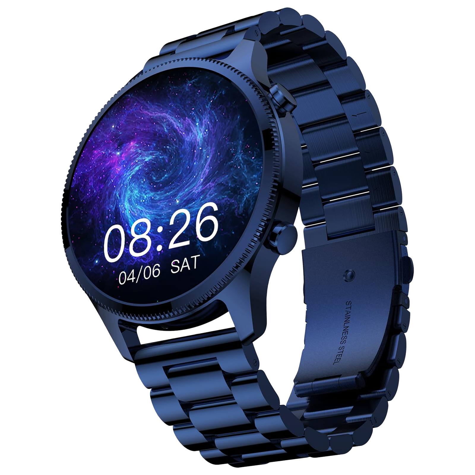 

noise NoiseFit Halo Plus Smartwatch with Bluetooth Calling (37.08mm AMOLED Display, IP68 Water Resistant, Elite Blue Strap)