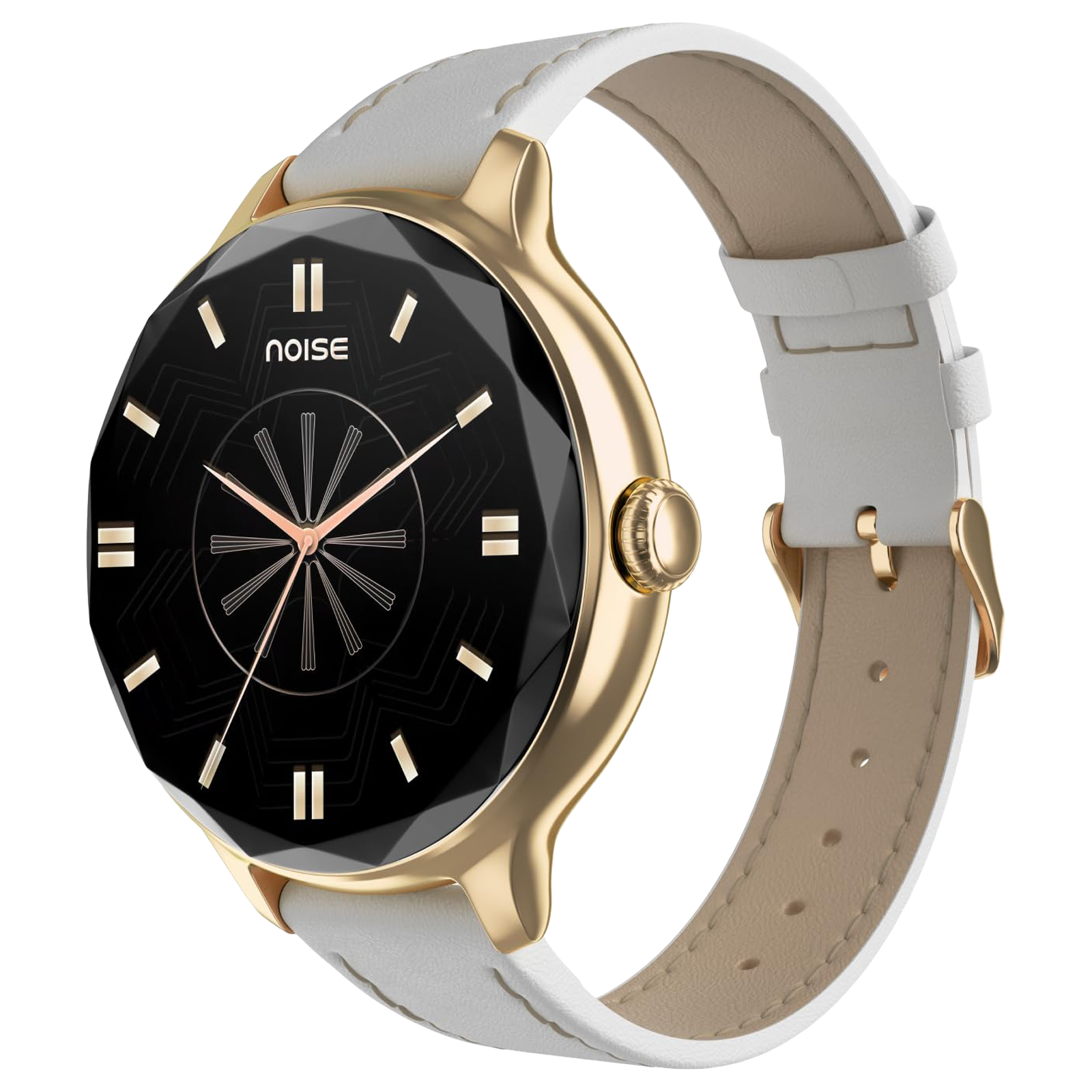 

noise NoiseFit Diva Smartwatch with Bluetooth Calling (27.9mm AMOLED Display, Pearl White Strap)