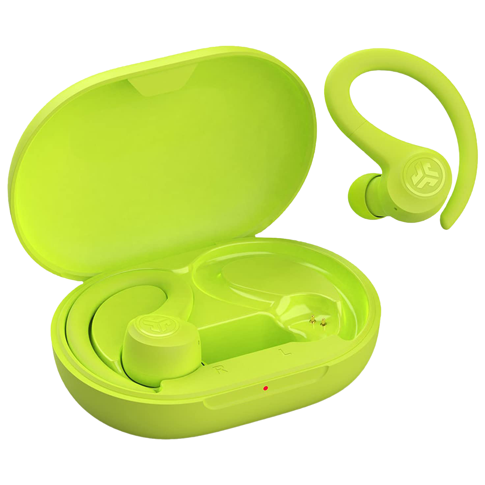 JLAB Go Air Sport TWS Earbuds with Active Noise Cancellation (IP55 Water Resistant, C3 Clear Calling, Yellow)