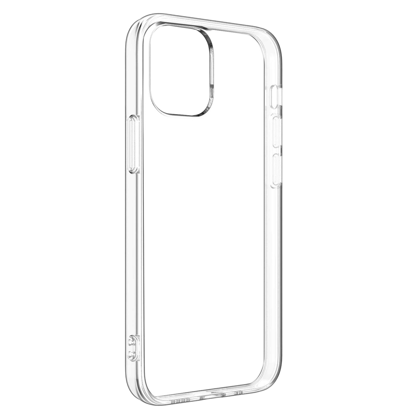 

Dr. Vaku Glassy Hard TPU & Polycarbonate Back Cover for Apple iPhone 13 (Wireless Charging Compatible, Clear)