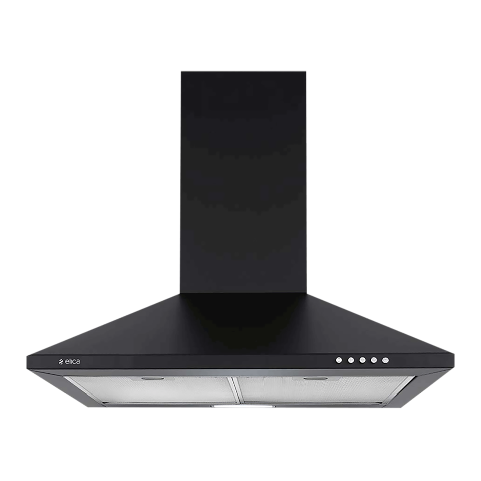 

elica STRIP CF 60 NERO 60cm 880m3/hr Ducted Wall Mounted Chimney with Push Button Control (Black)