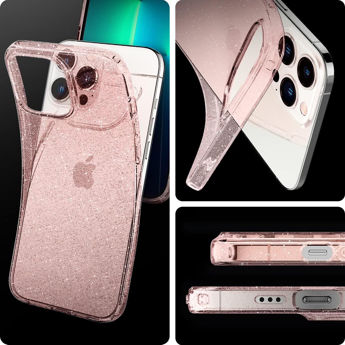 Buy Spigen Crystal Quartz TPU Liquid Crystal Glitter Back Cover Case For Iphone  13 Pro Max Online at Best Prices in India - JioMart.