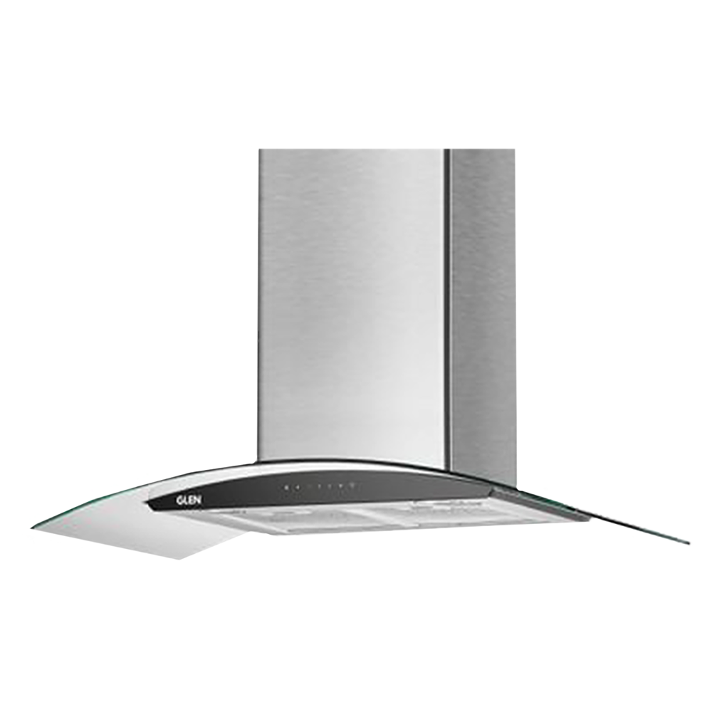 

GLEN GL 6063 SS 90cm 1200m3/hr Ducted Auto Clean Ceiling Mounted Chimney with Touch Control Panel (Silver), Data not provided by brand