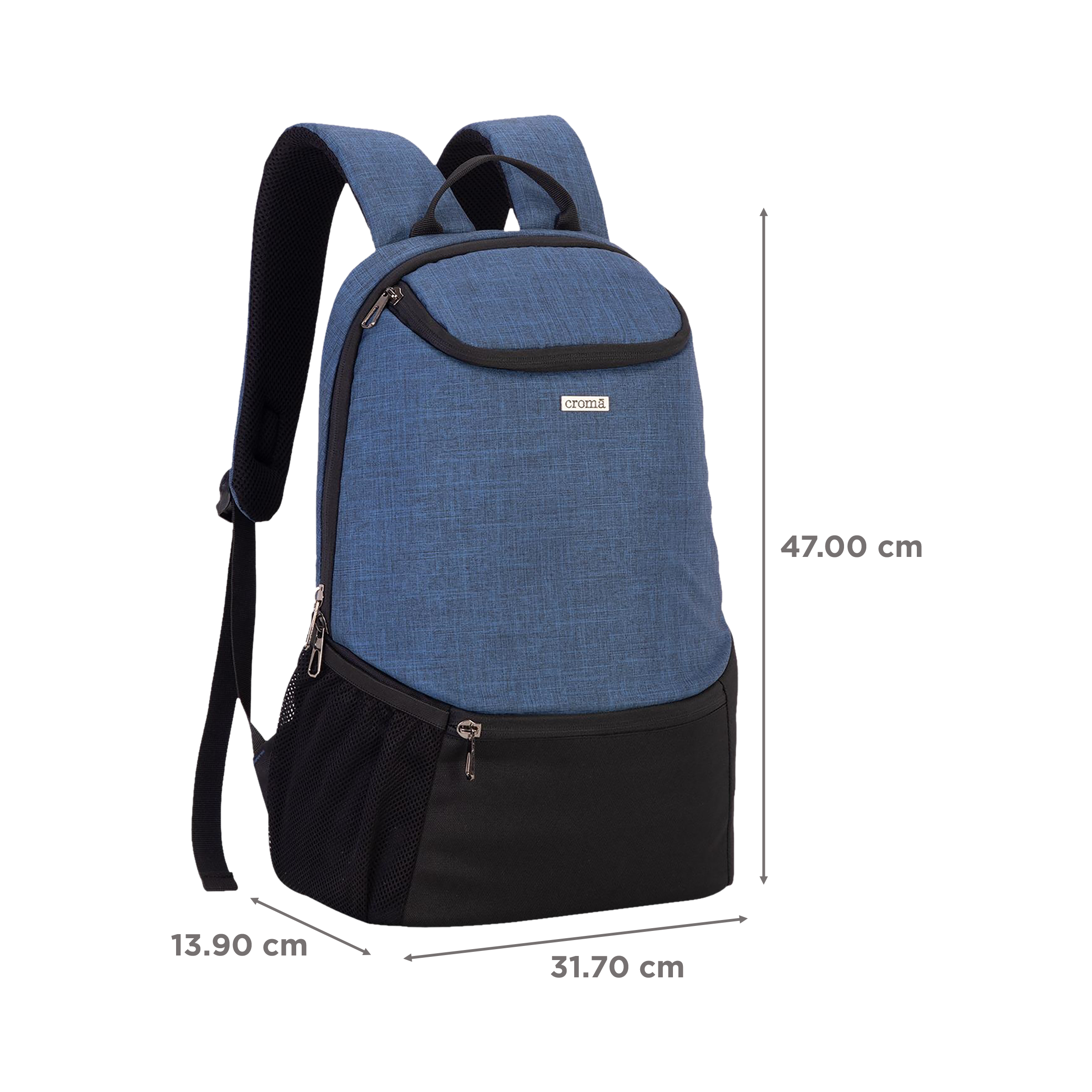 Buy Stuffcool Magnus Polyester Laptop Backpack for 15.6 & 16 Inch Laptop  (20 L, Lightweight & Comfortable, Blue) Online Croma