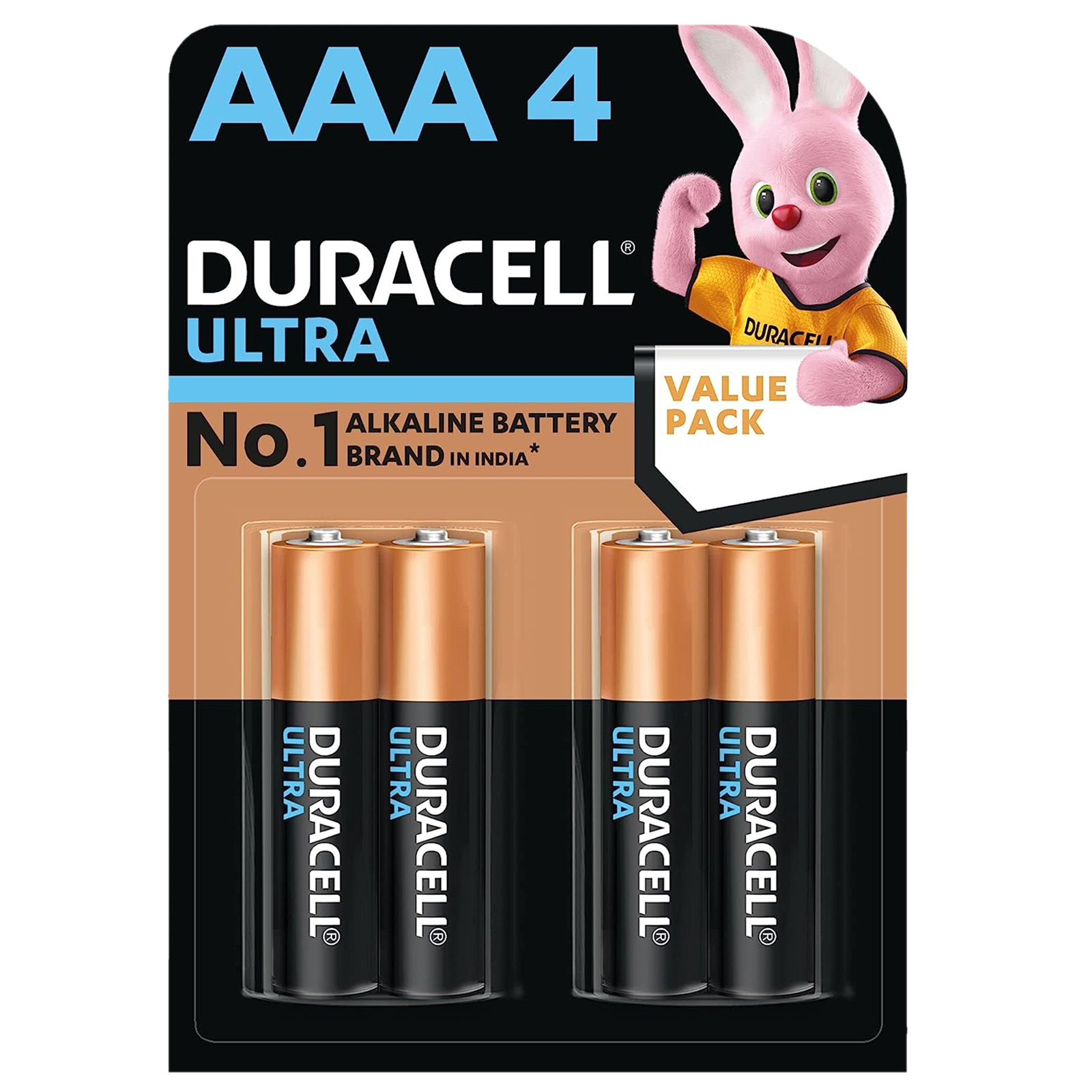 DURACELL Alkaline AAA Battery (Pack of 4)