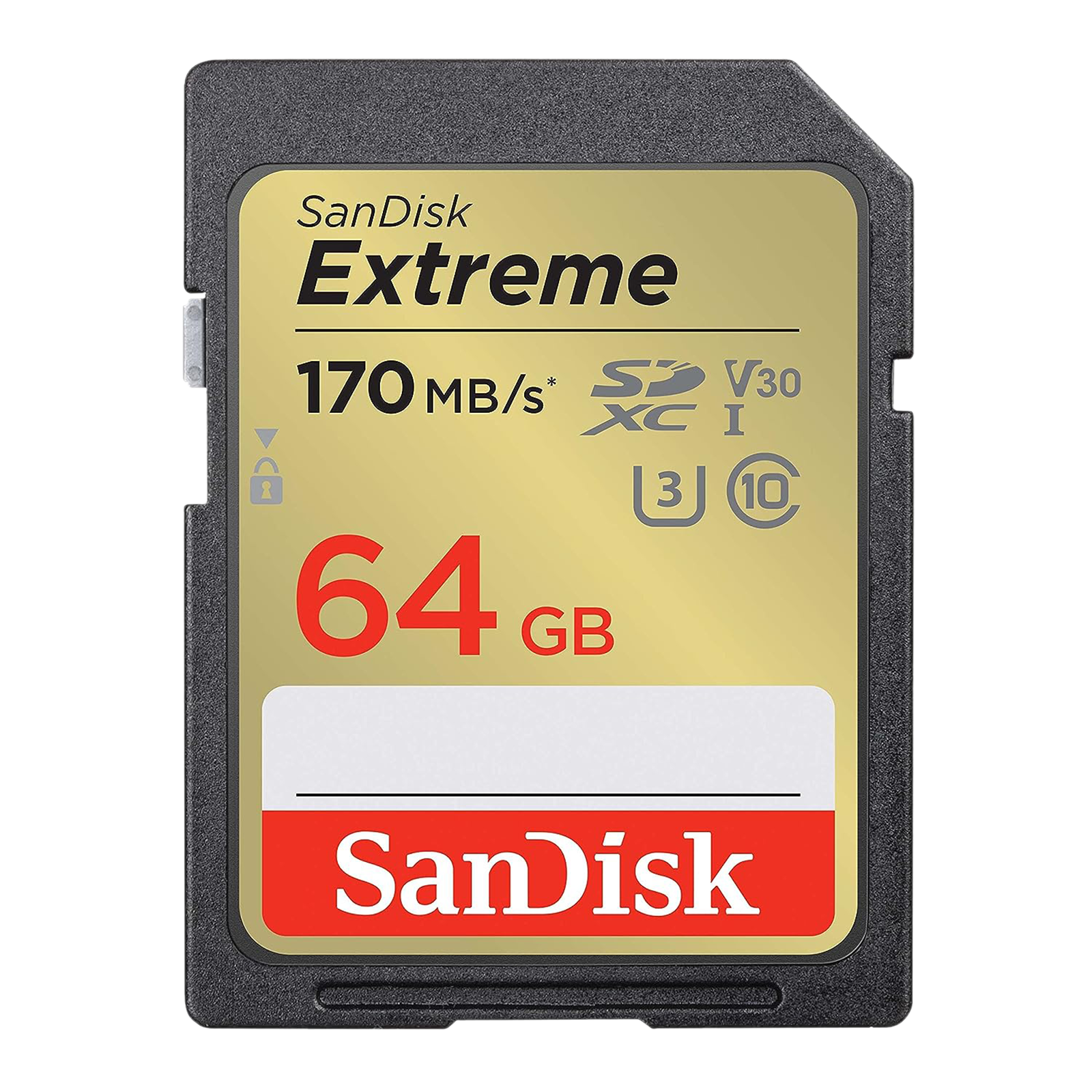 SanDisk Extreme SDXC 64GB Class 10 170MB/s Memory Card