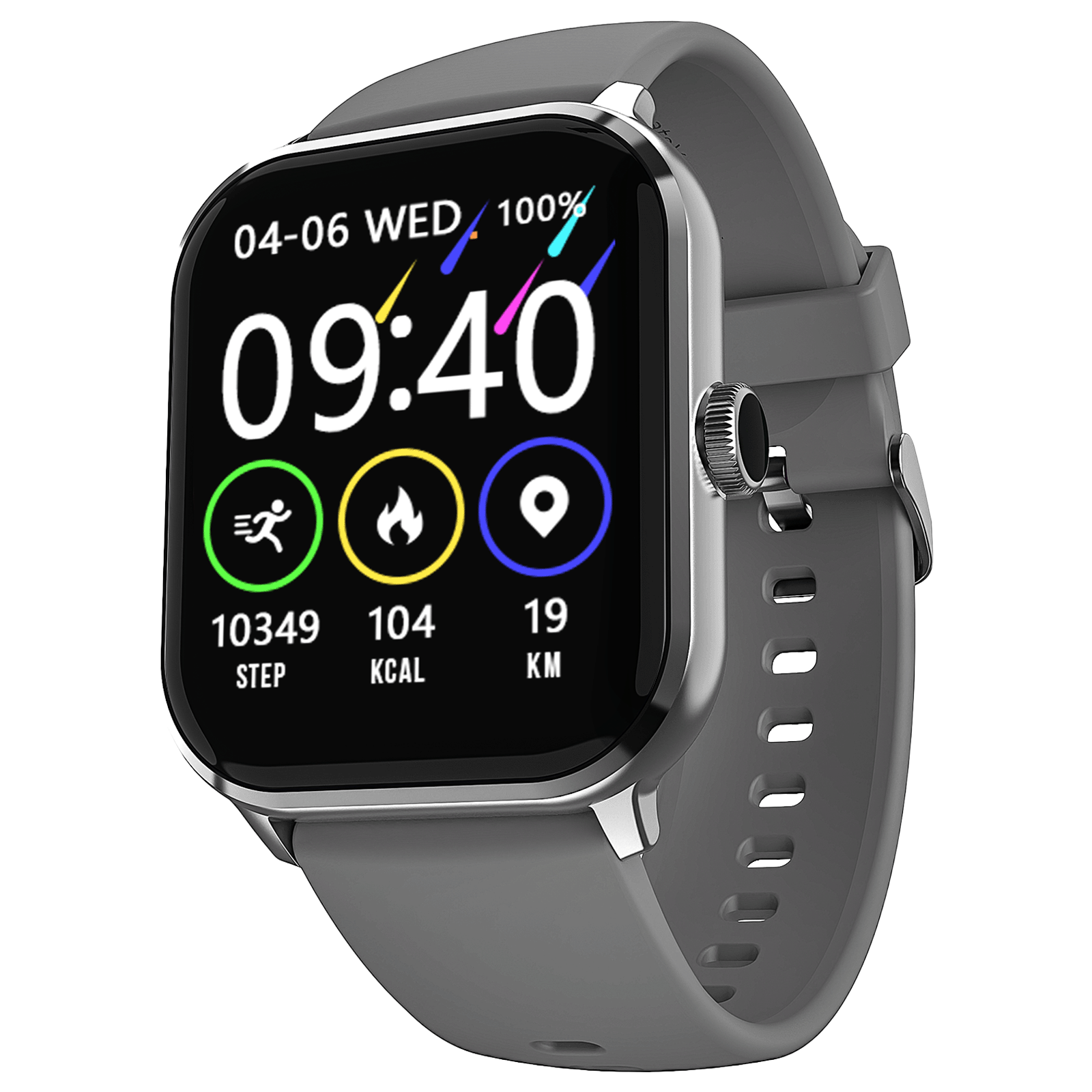 

boAt Wave Infinity Smartwatch with Bluetooth Calling (46.99mm HD Display, IP68 Water Resistant, Cool Grey Strap)