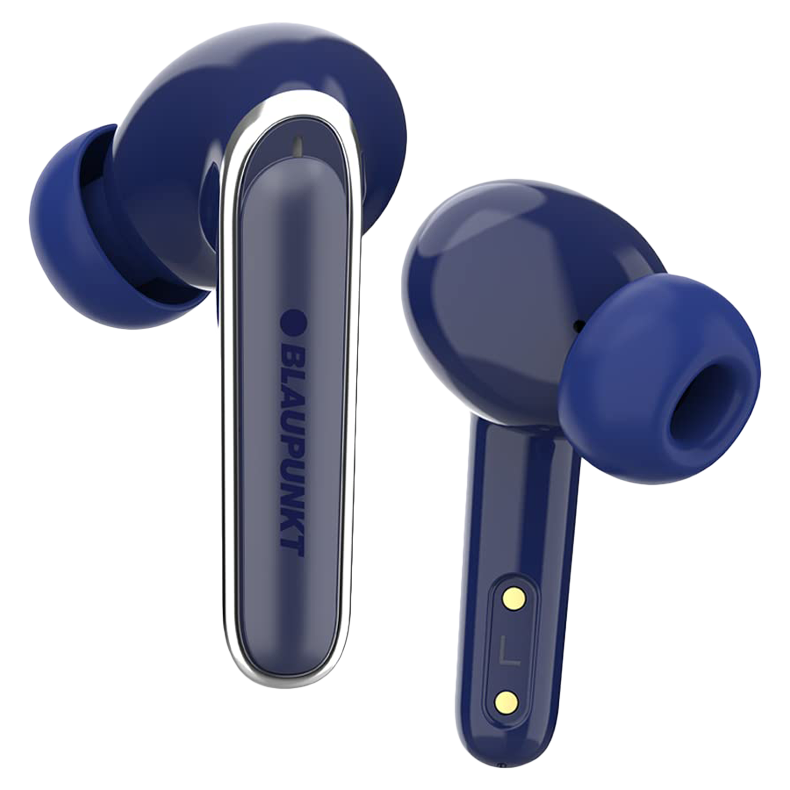 Blaupunkt BTW100 TWS Earbuds with Environmental Noise Cancellation (IPX5 Water Resistant, TurboVolt Charging, Blue)
