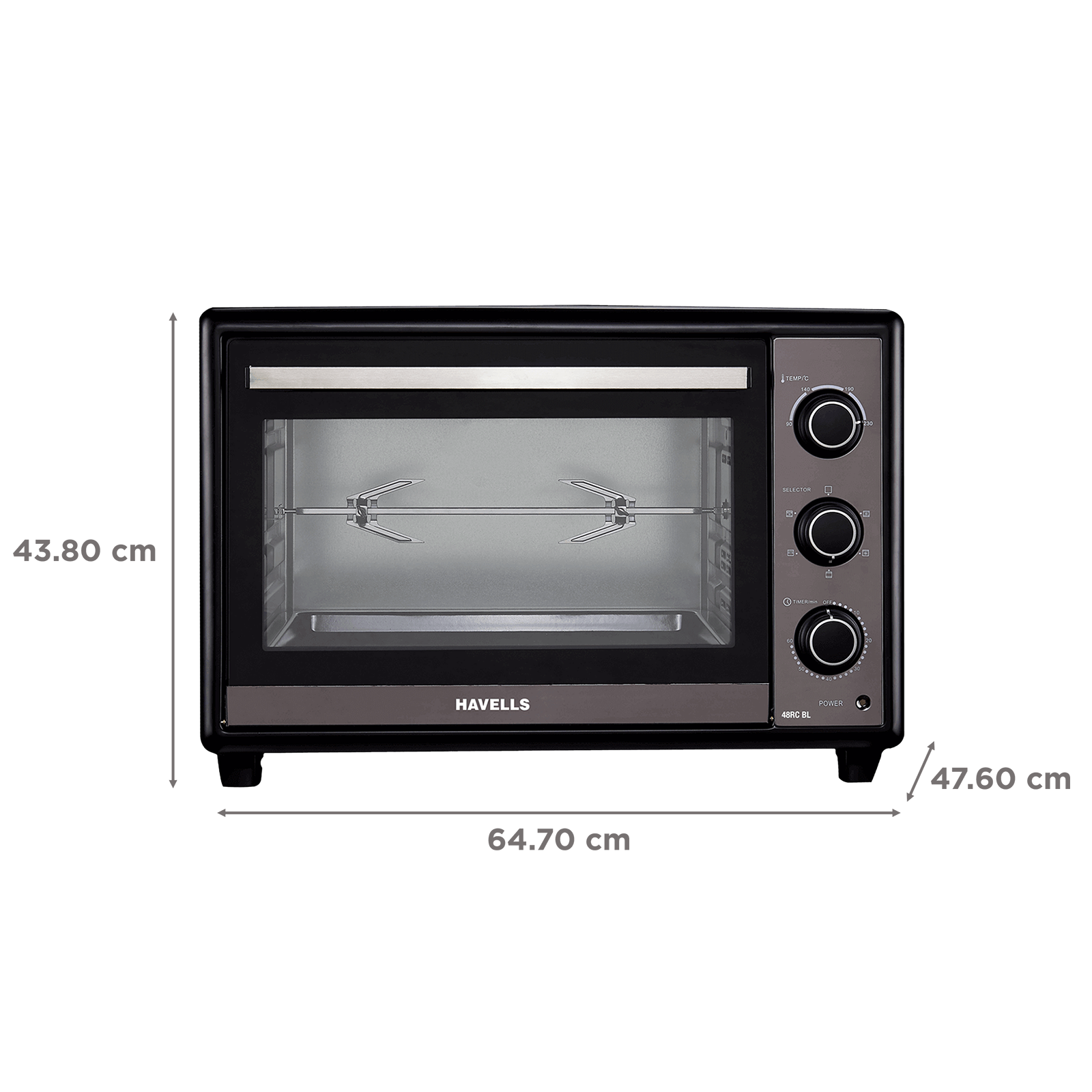 croma otg oven 48 litre