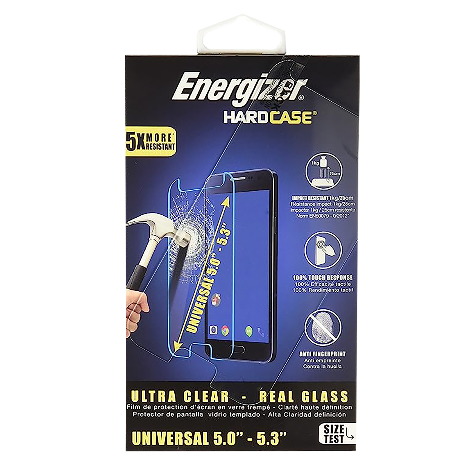 Energizer Universal Tempered Glass (9H Hardness)