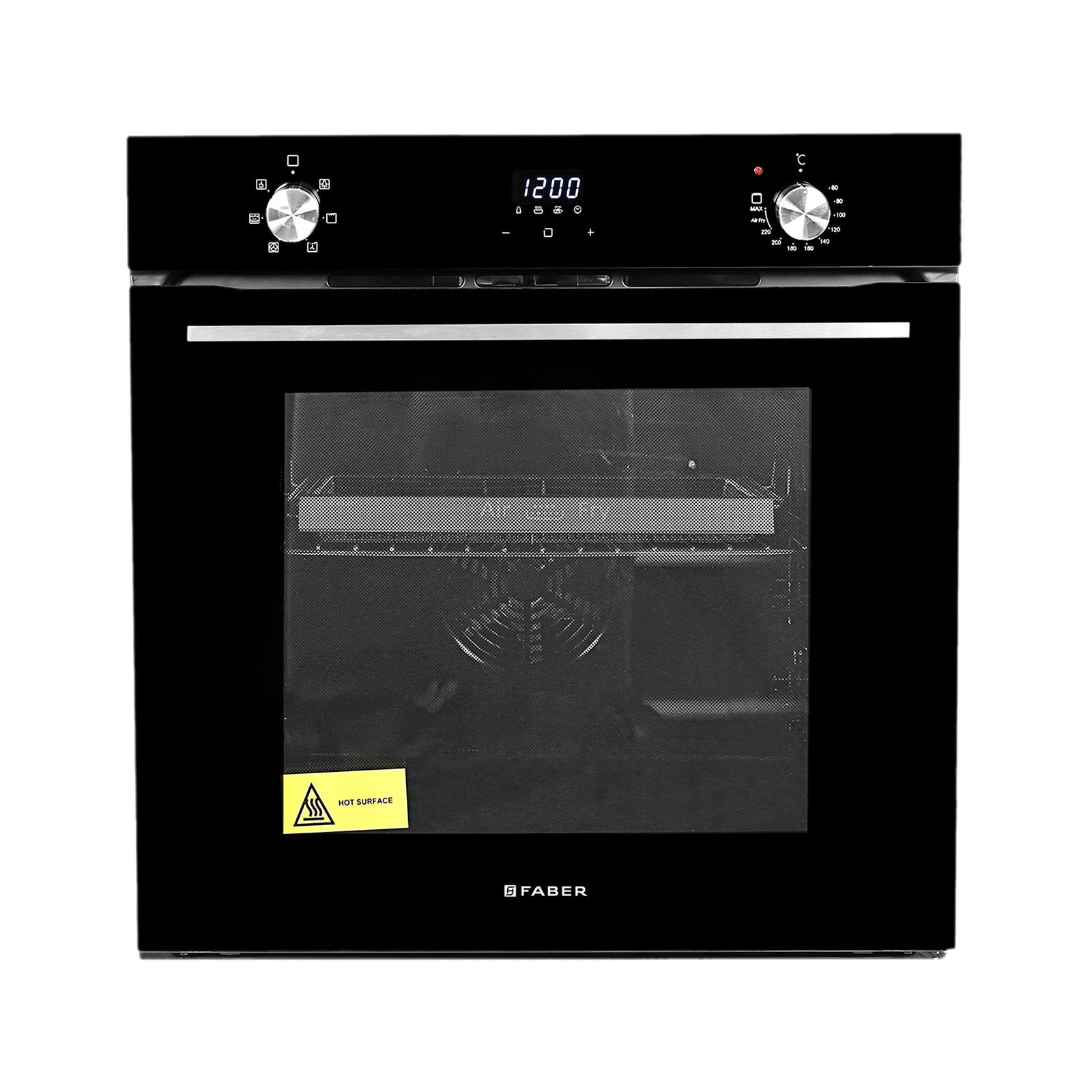 

FABER FBIO 6F AF BK 83L Built-in Microwave Oven with Anti Scalding Cold Door Technology (Black)