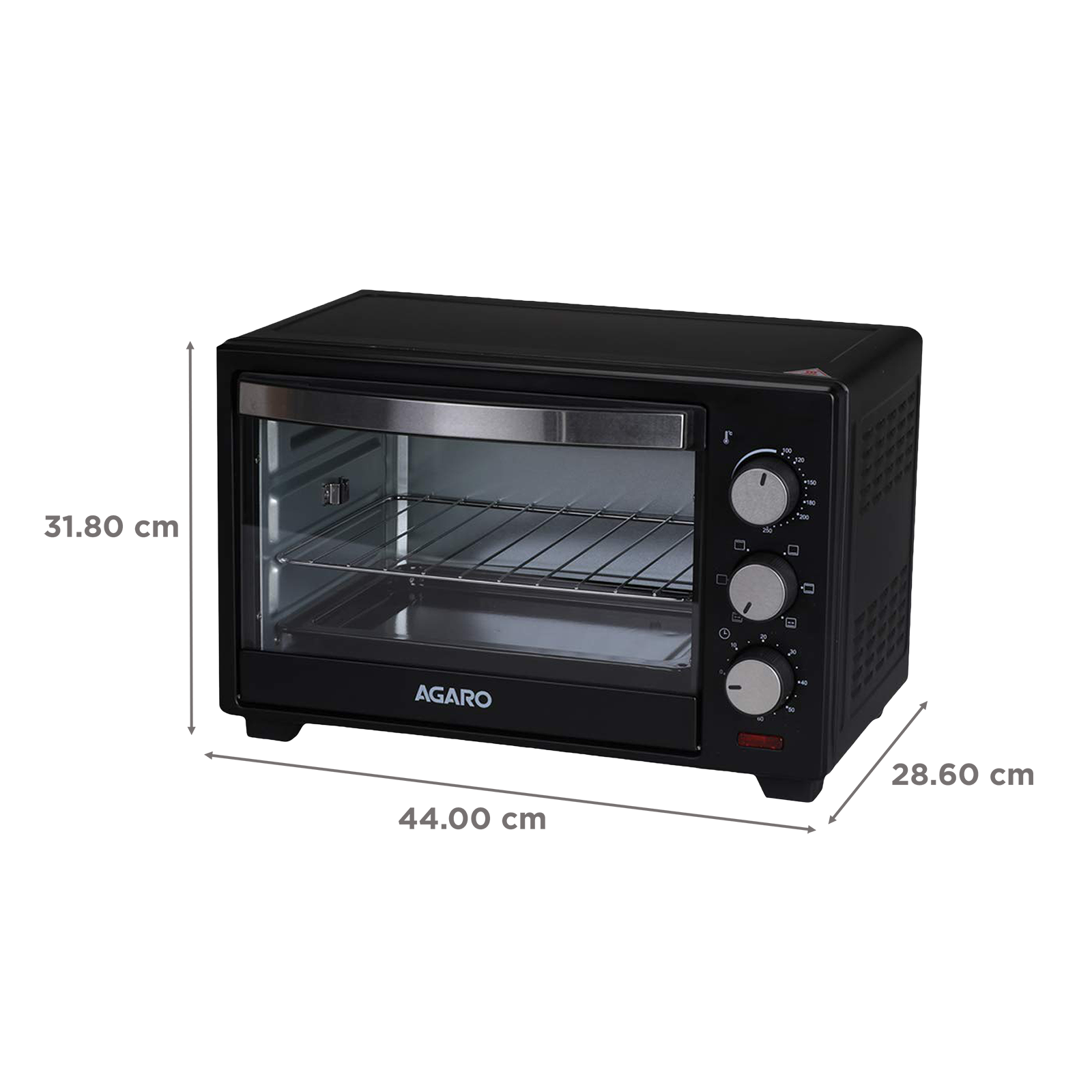 Black + Decker Oven Toaster Grill (OTG) 19 Litres With Rotisserie