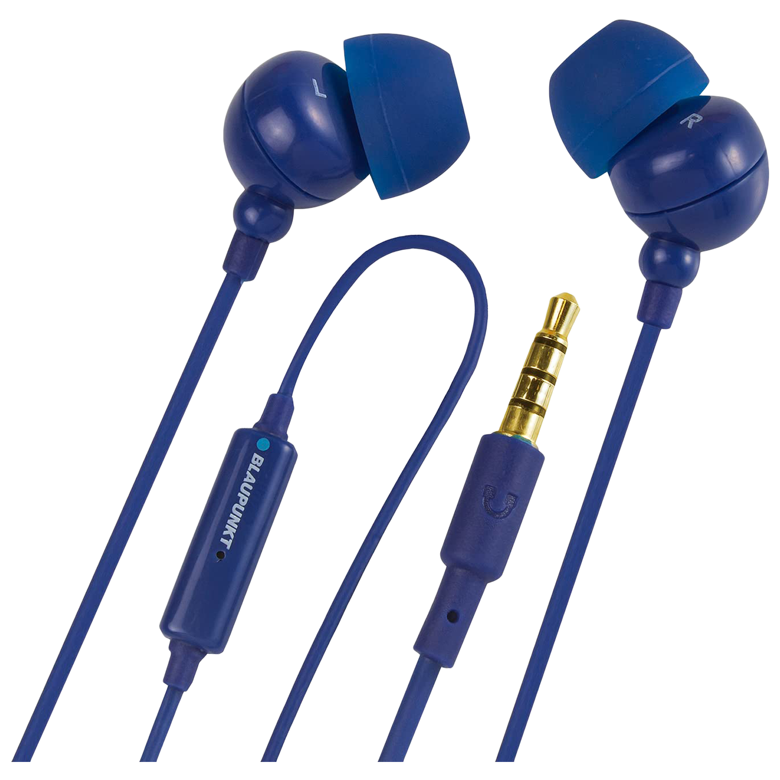 

Blaupunkt EM-05M Wired Earphone with Mic (In Ear, Blue)