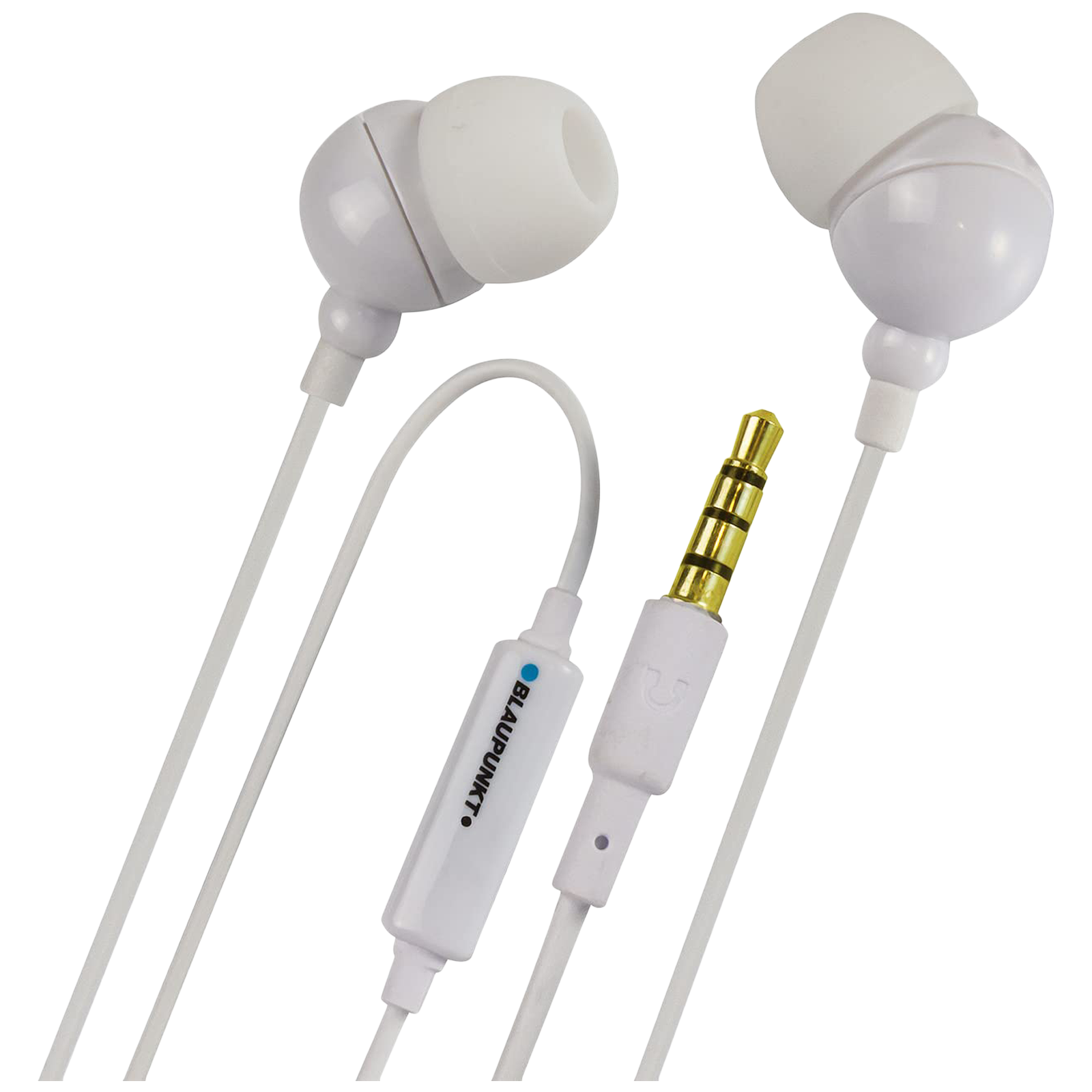 Blaupunkt EM-05M Wired Earphone with Mic (In Ear, White)