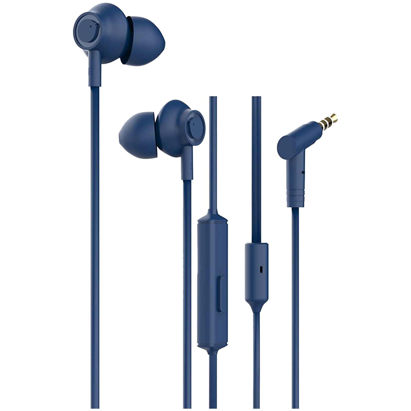 

Blaupunkt EM10 Wired Earphone with Mic (In Ear, Blue)