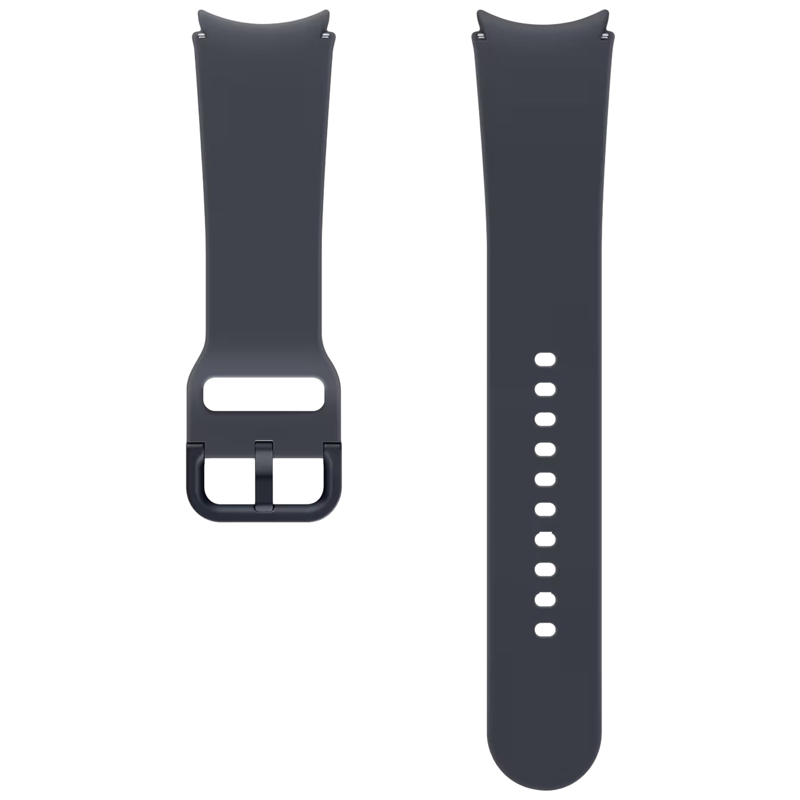 

SAMSUNG ET-SFR93SBEGIN Fluoroelastomer Sport Band for Galaxy Watch6, Watch4, Watch4 Classic, Watch5, Watch5 Pro, Watch6 Classic (Small/Medium) (Sweat-resistant, Graphite)