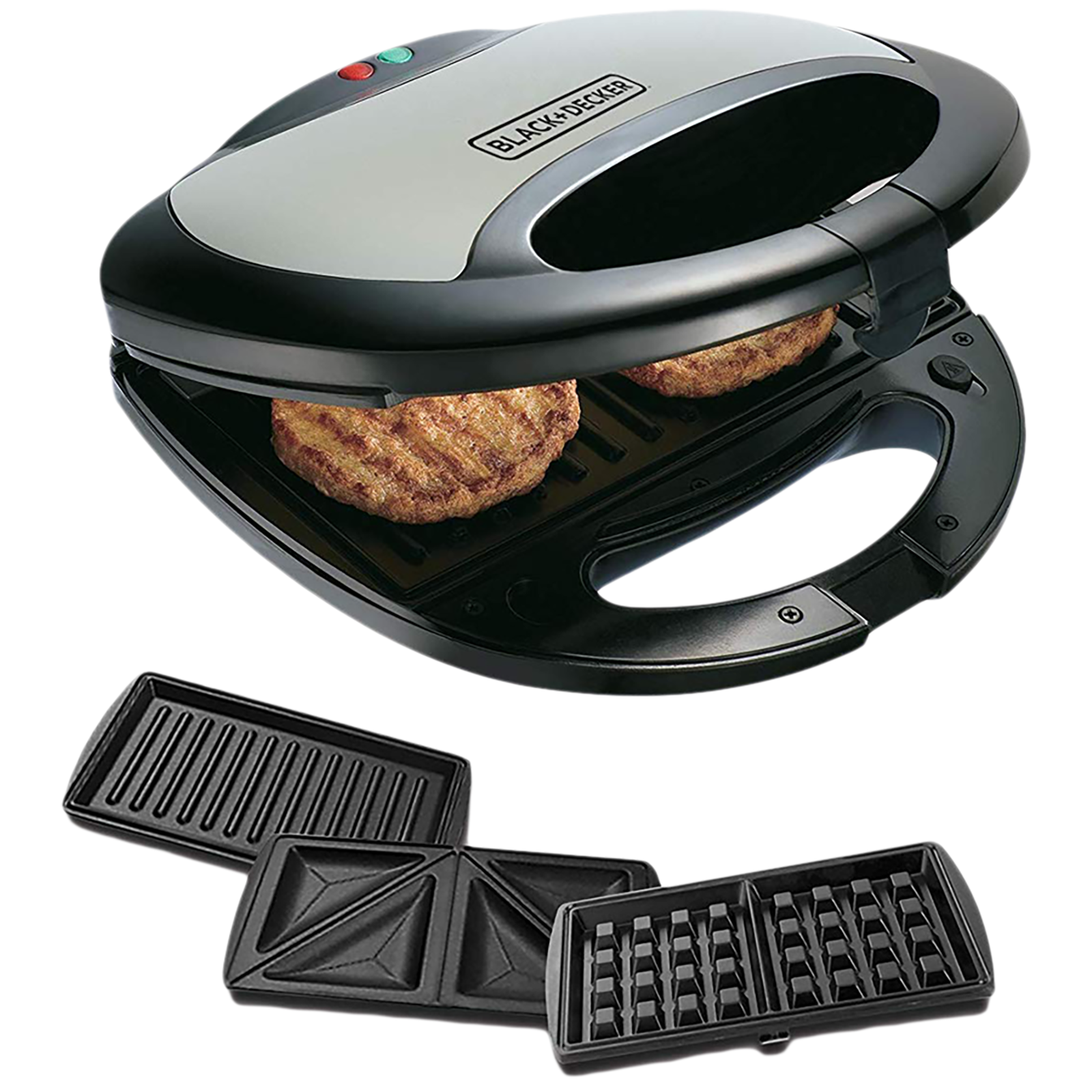 Black And Decker TS2080 220 Volt 2-Slice Sandwich Maker And Grill For Export