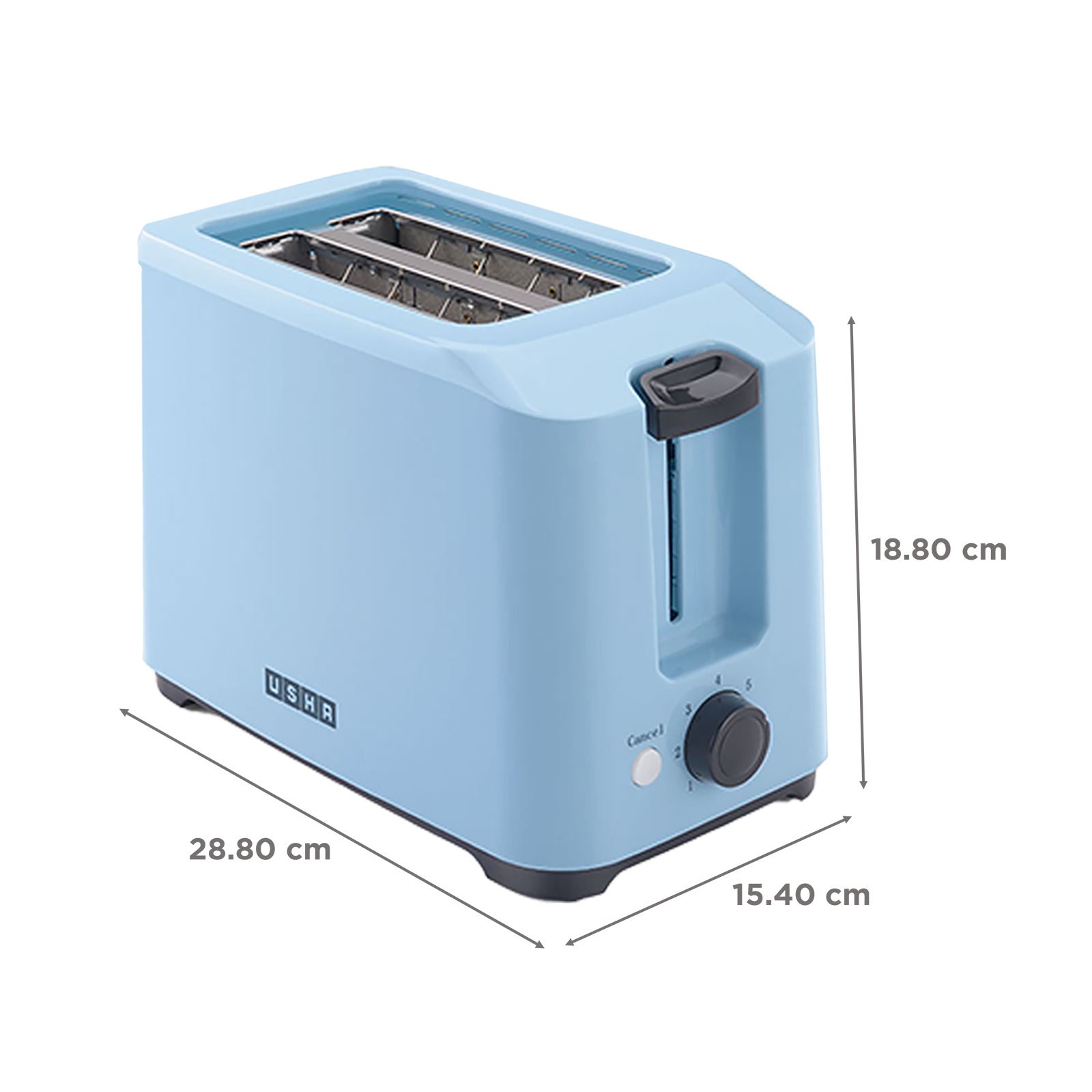 Automatic Toaster 2-Slice Breakfast Sandwich Maker Machine 700W 6